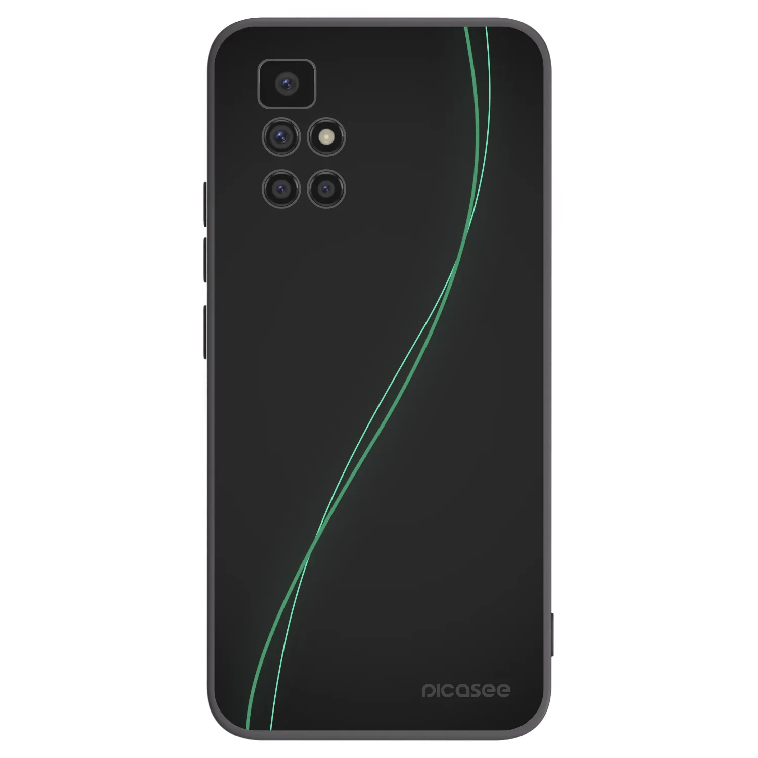Picasee fekete szilikon tok az alábbi mobiltelefonokra Xiaomi Redmi 10 (2022) - Be Different