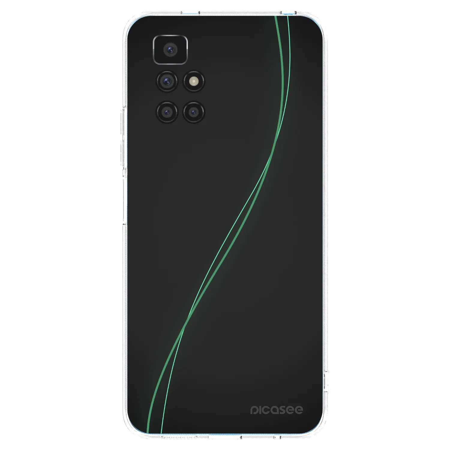 Picasee átlátszó szilikon tok az alábbi mobiltelefonokra Xiaomi Redmi 10 (2022) - Be Different