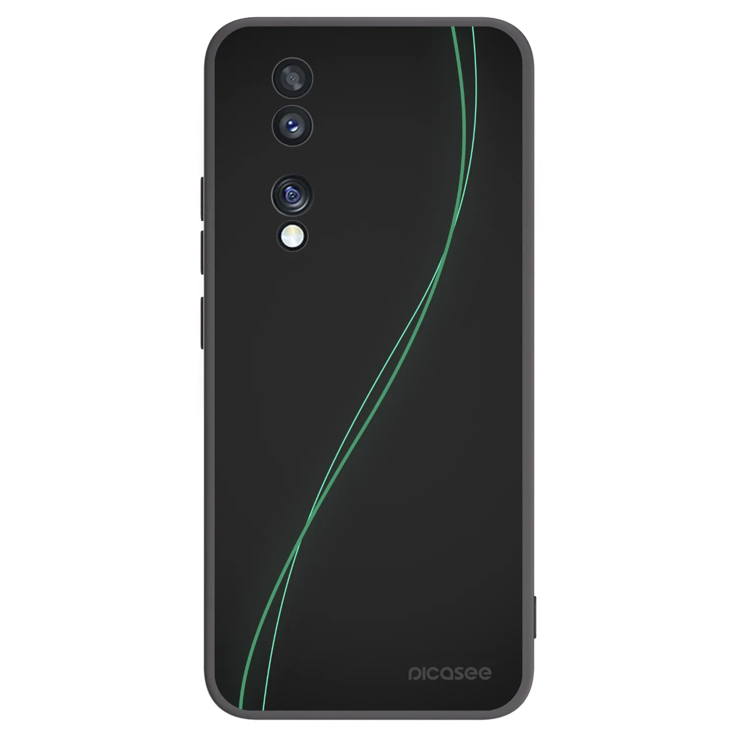 Picasee fekete szilikon tok az alábbi mobiltelefonokra Honor 70 - Be Different