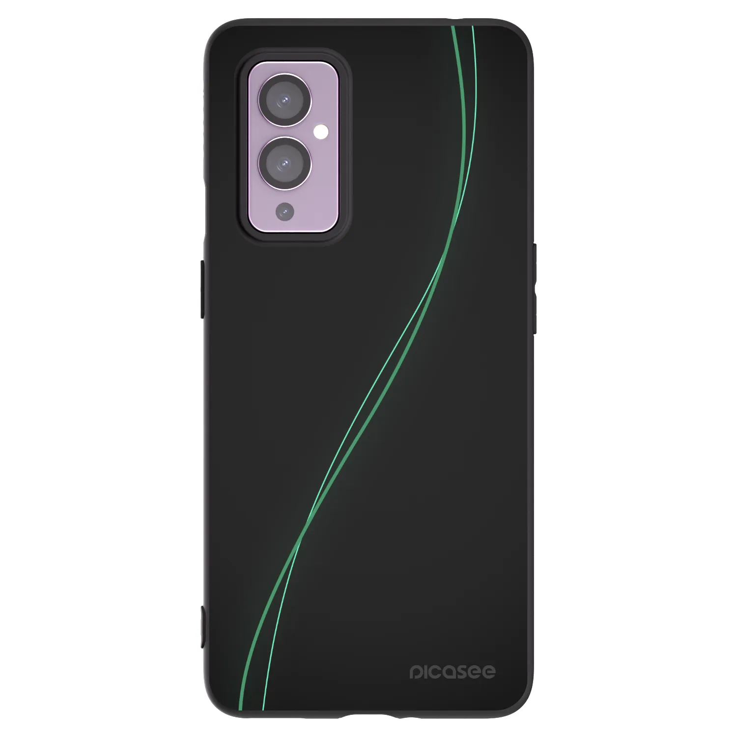 Picasee fekete szilikon tok az alábbi mobiltelefonokra OnePlus 9 - Be Different