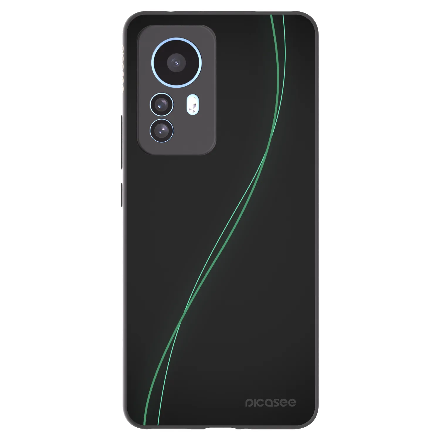 Picasee fekete szilikon tok az alábbi mobiltelefonokra Xiaomi 12T Pro - Be Different