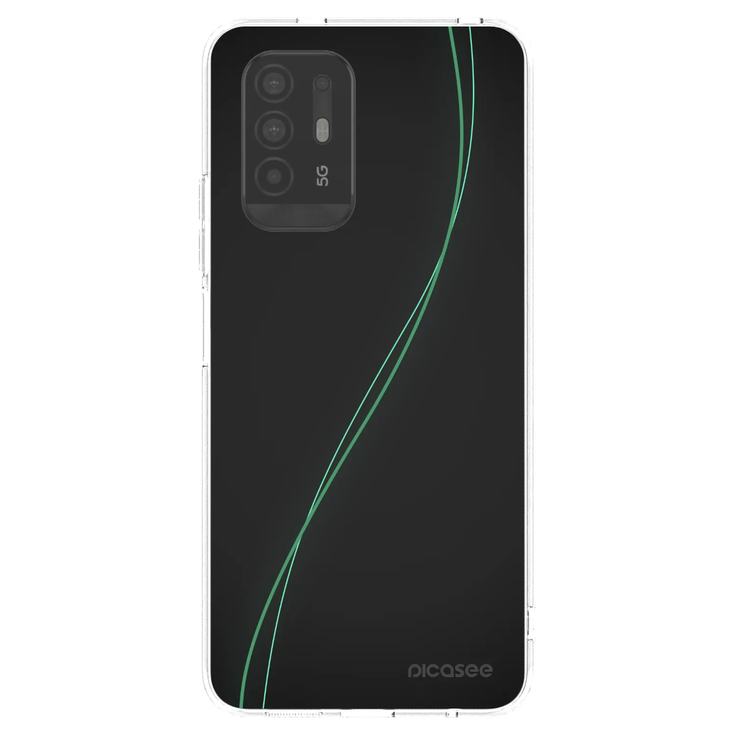 Picasee átlátszó szilikon tok az alábbi mobiltelefonokra OPPO A94 5G - Be Different