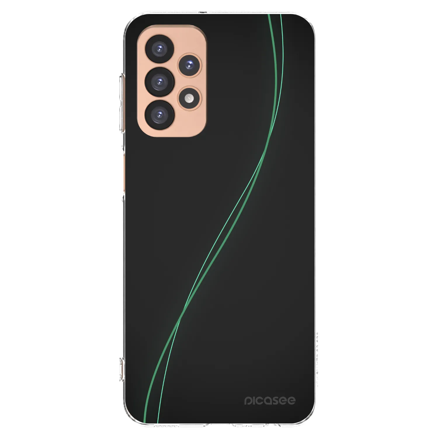 Picasee átlátszó szilikon tok az alábbi mobiltelefonokra Samsung Galaxy A23 A236B 5G - Be Different