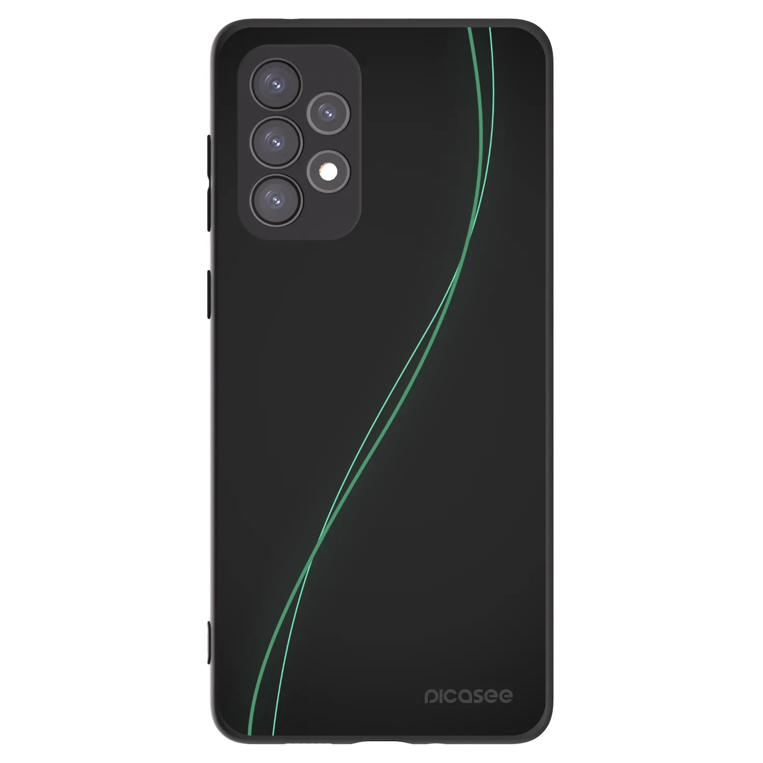 Picasee fekete szilikon tok az alábbi mobiltelefonokra Samsung Galaxy A73 5G - Be Different