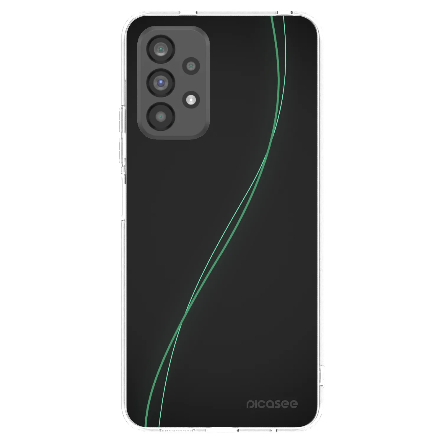 Picasee átlátszó szilikon tok az alábbi mobiltelefonokra Samsung Galaxy A73 5G - Be Different