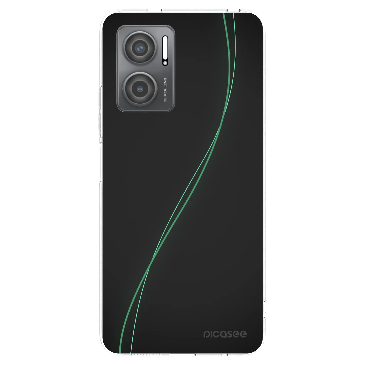 Picasee átlátszó szilikon tok az alábbi mobiltelefonokra Xiaomi Redmi 10 5G - Be Different