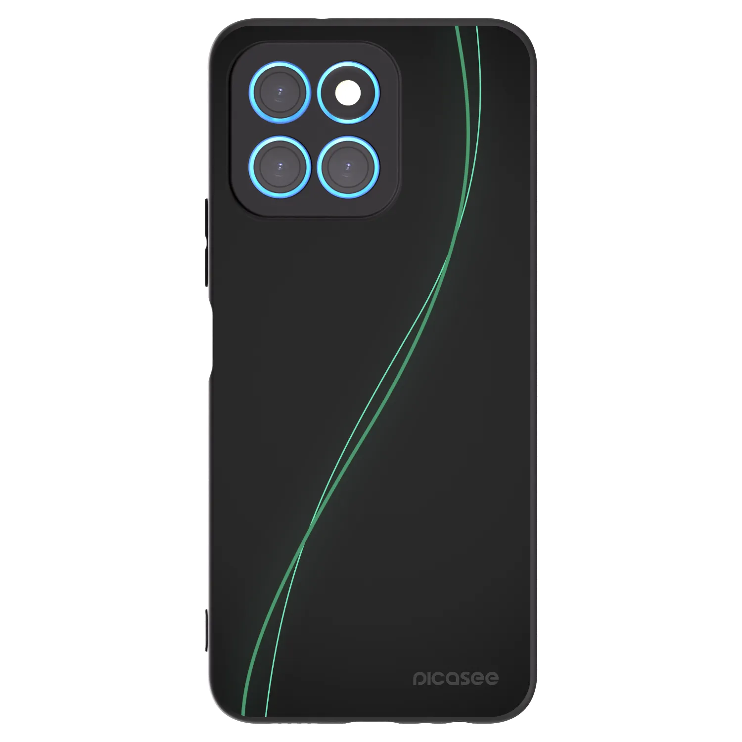 Picasee fekete szilikon tok az alábbi mobiltelefonokra Honor X6 - Be Different