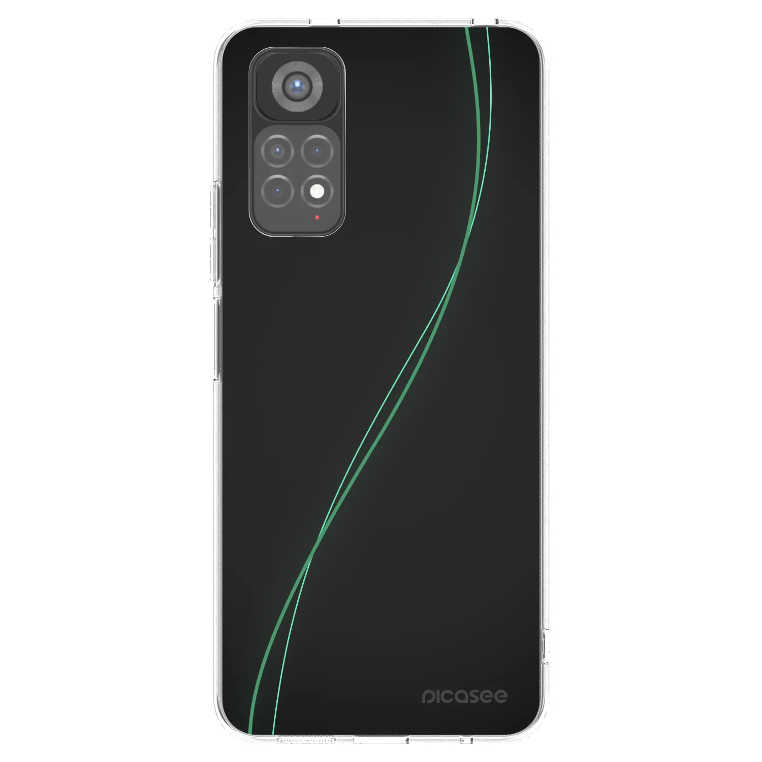 Picasee átlátszó szilikon tok az alábbi mobiltelefonokra Xiaomi Redmi Note 11S 5G - Be Different