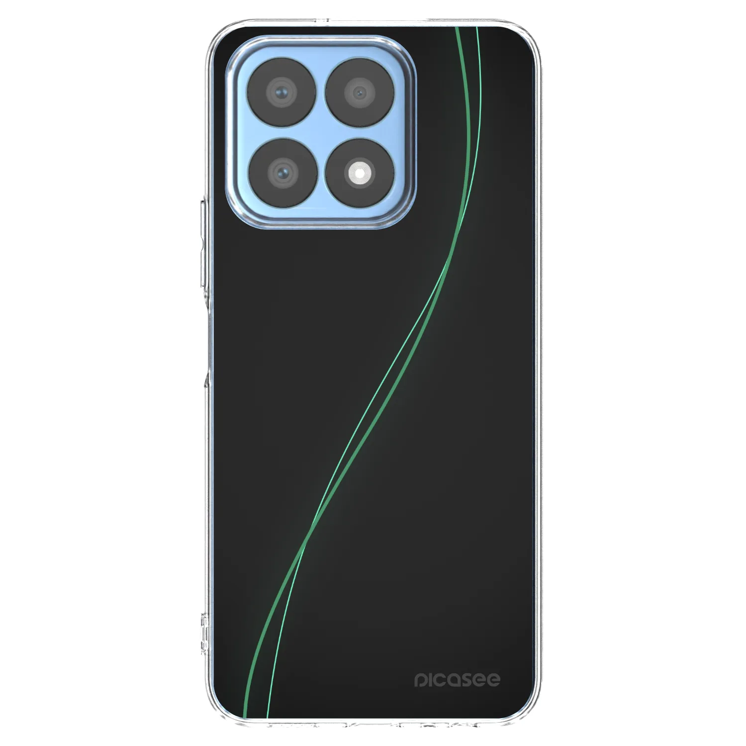 Picasee átlátszó szilikon tok az alábbi mobiltelefonokra Honor X8a - Be Different