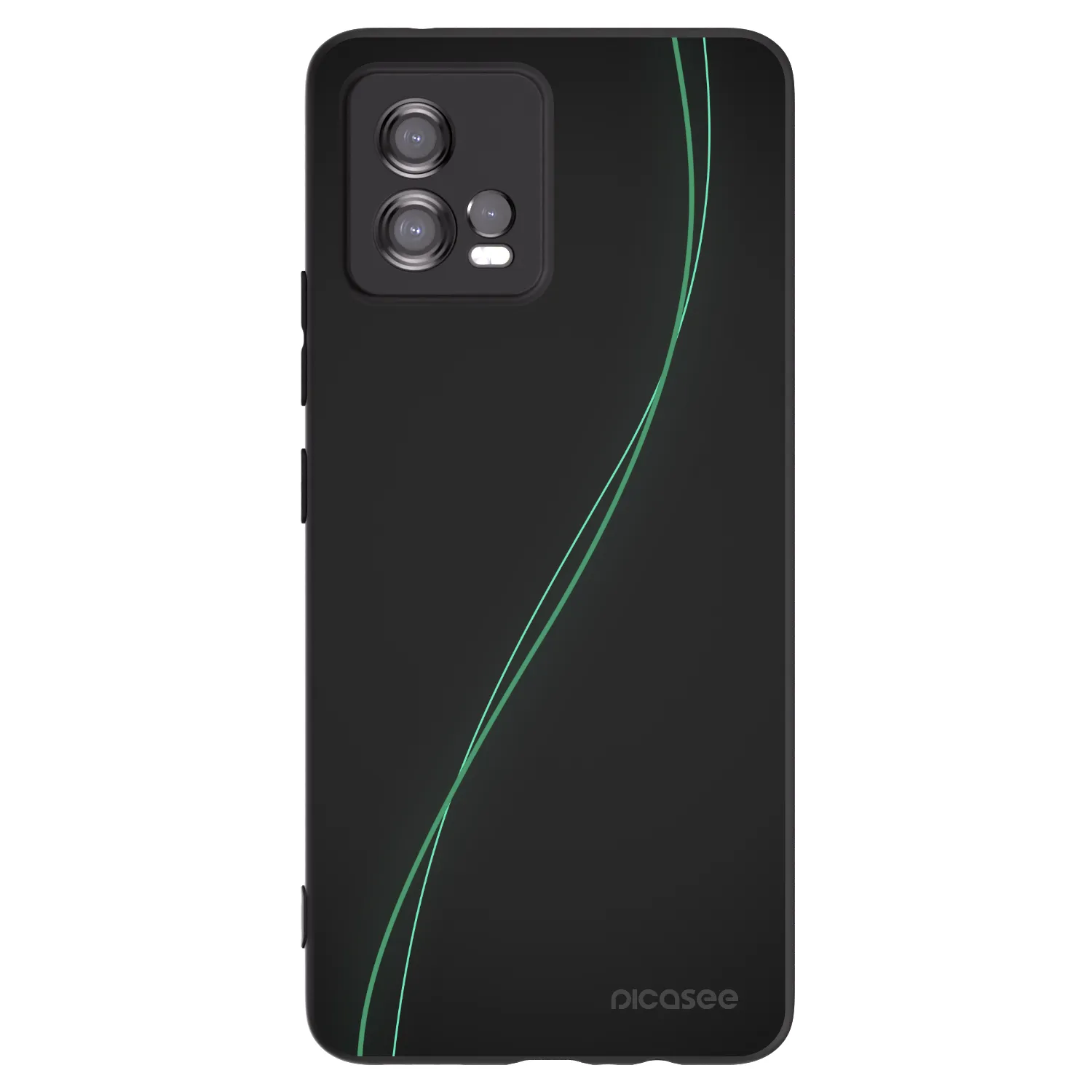 Picasee fekete szilikon tok az alábbi mobiltelefonokra Motorola Moto G72 - Be Different