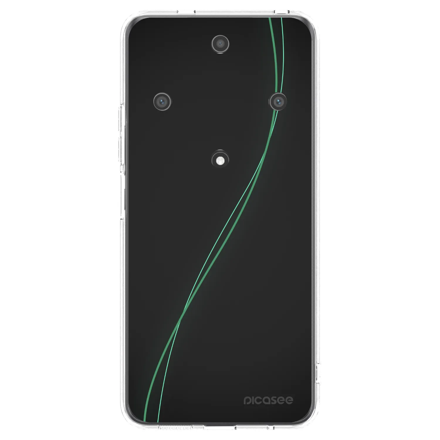 Picasee átlátszó szilikon tok az alábbi mobiltelefonokra Honor Magic5 Lite 5G - Be Different