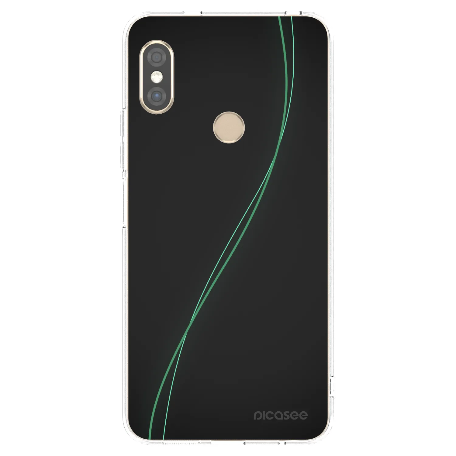 Picasee átlátszó szilikon tok az alábbi mobiltelefonokra Xiaomi Redmi Note 5 Global - Be Different