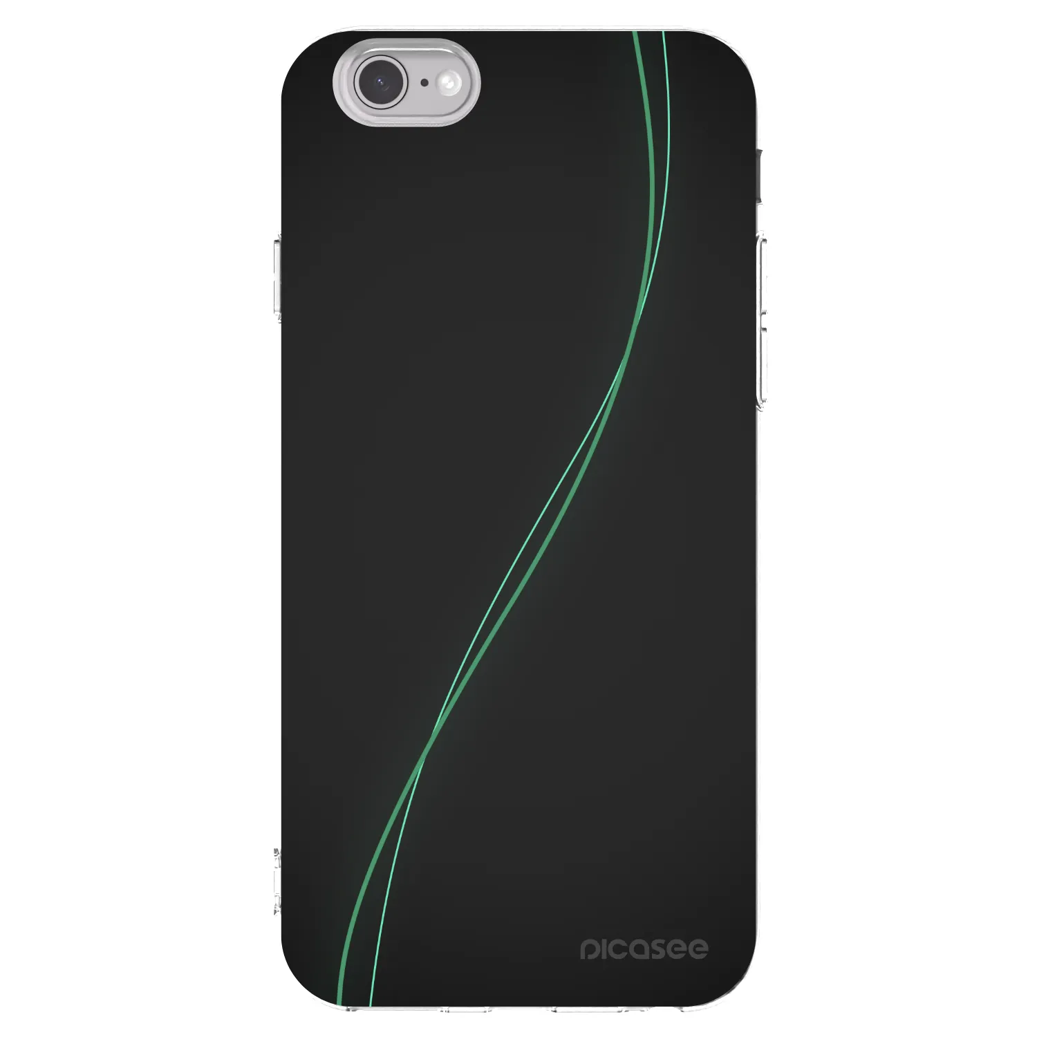 Picasee átlátszó szilikon tok az alábbi mobiltelefonokra Apple iPhone 6/6S - Be Different