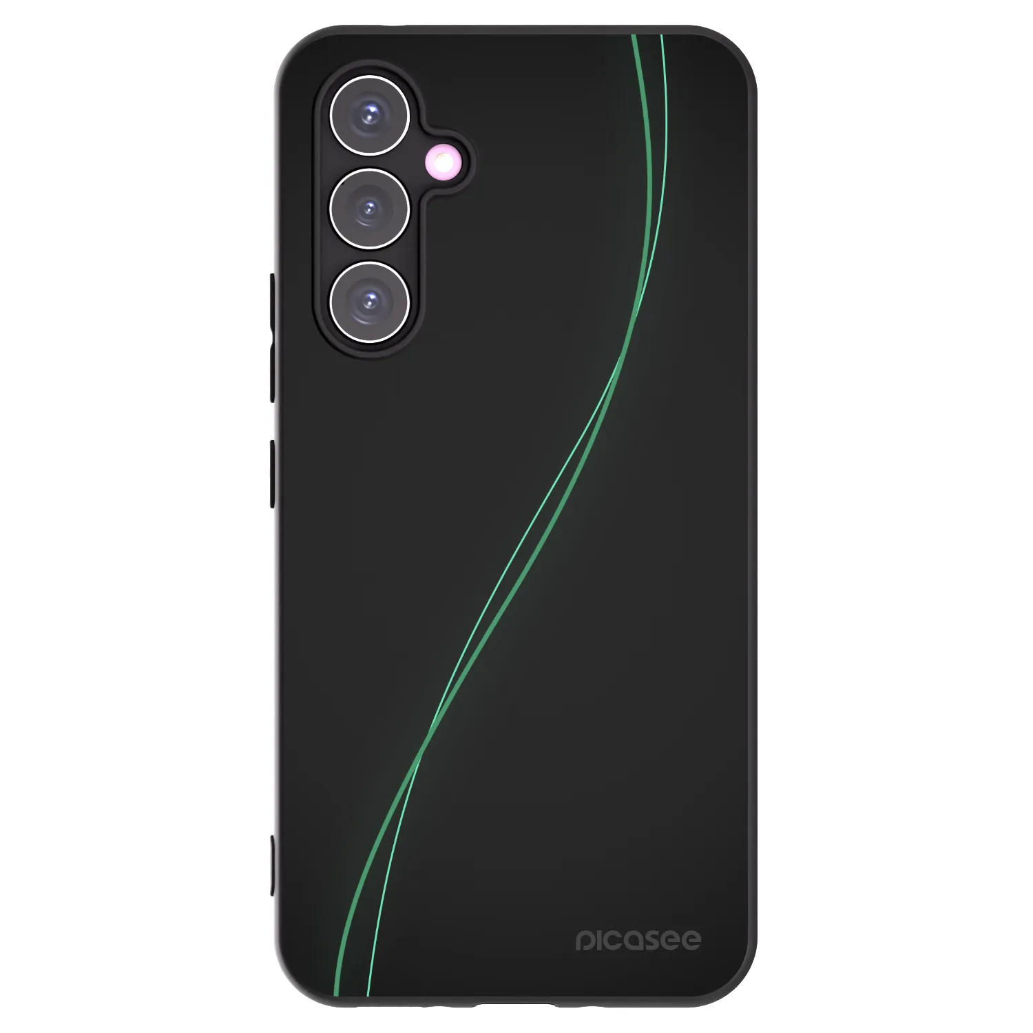Picasee fekete szilikon tok az alábbi mobiltelefonokra Samsung Galaxy A54 5G A546B - Be Different