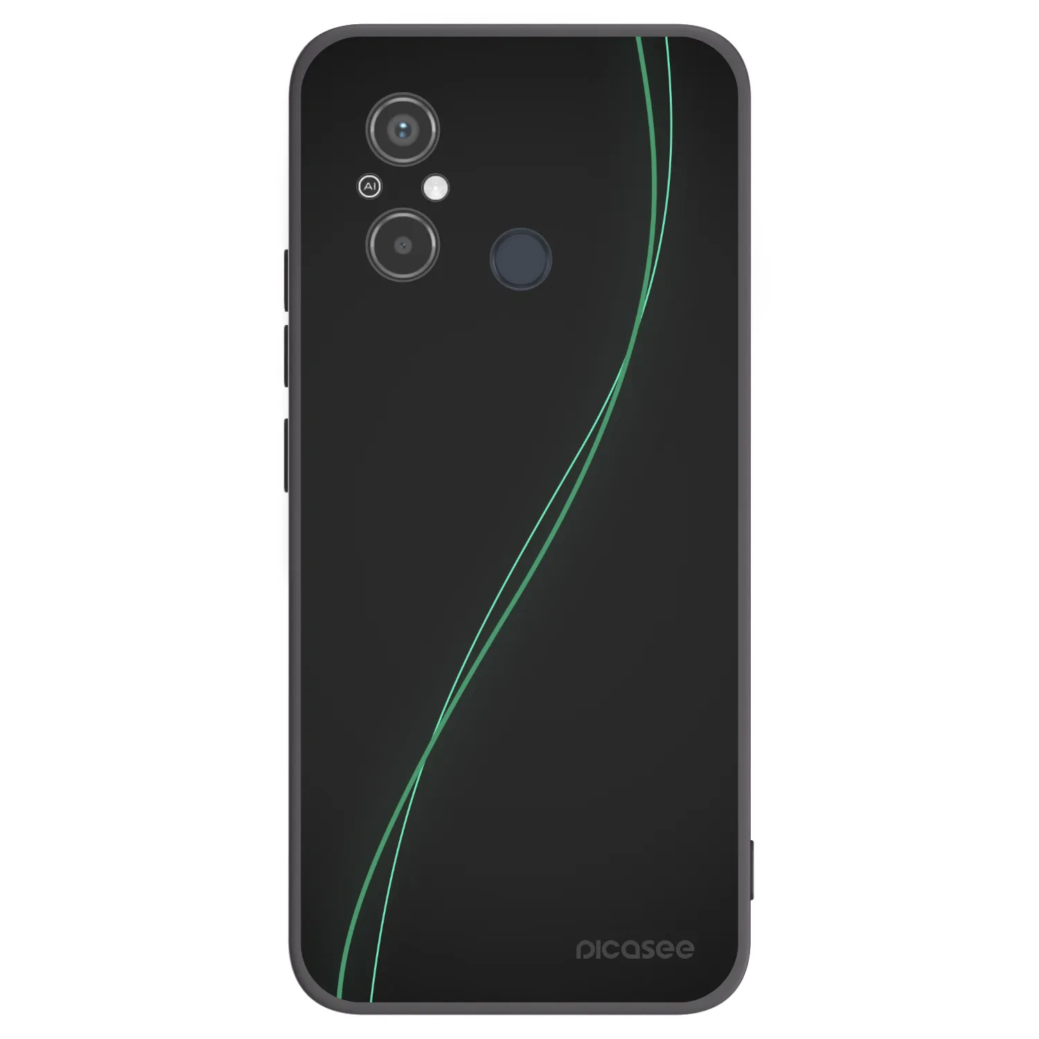 Picasee fekete szilikon tok az alábbi mobiltelefonokra Xiaomi Redmi 12C - Be Different