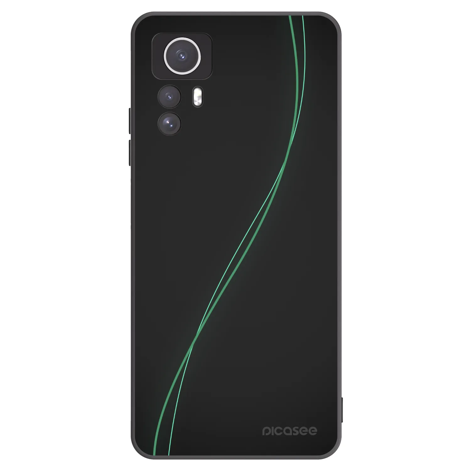 Picasee fekete szilikon tok az alábbi mobiltelefonokra Xiaomi Redmi Note 12S - Be Different