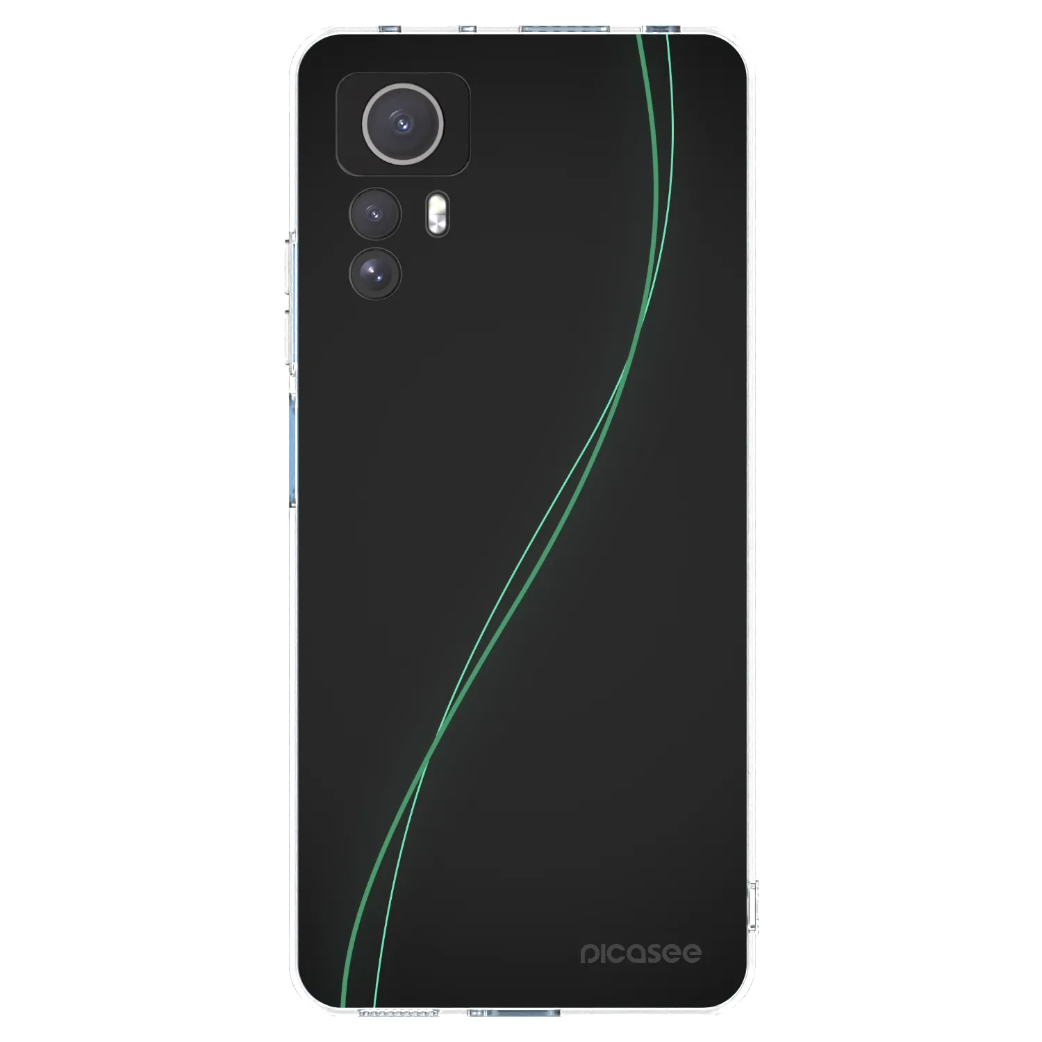 Picasee átlátszó szilikon tok az alábbi mobiltelefonokra Xiaomi Redmi Note 12S - Be Different