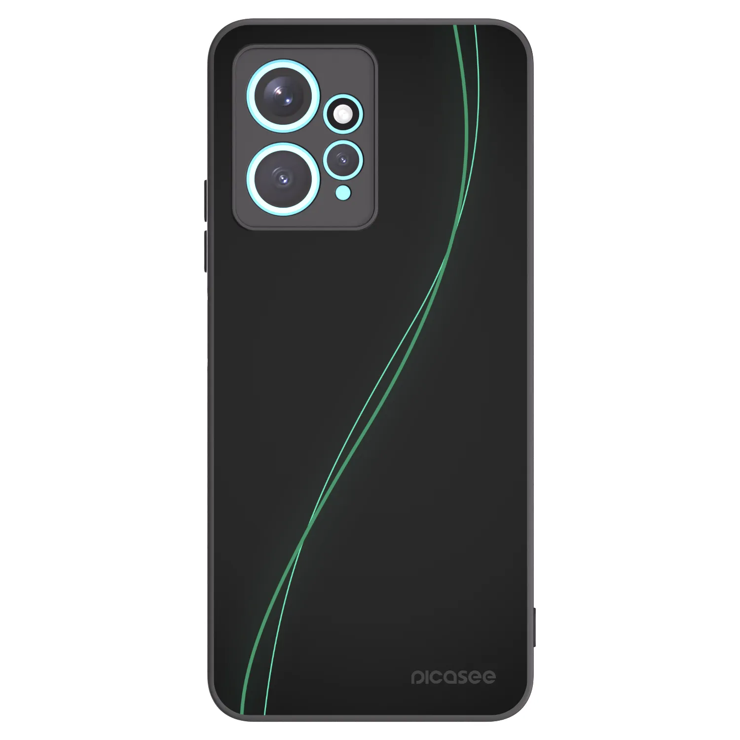 Picasee fekete szilikon tok az alábbi mobiltelefonokra Xiaomi Redmi Note 12 4G - Be Different
