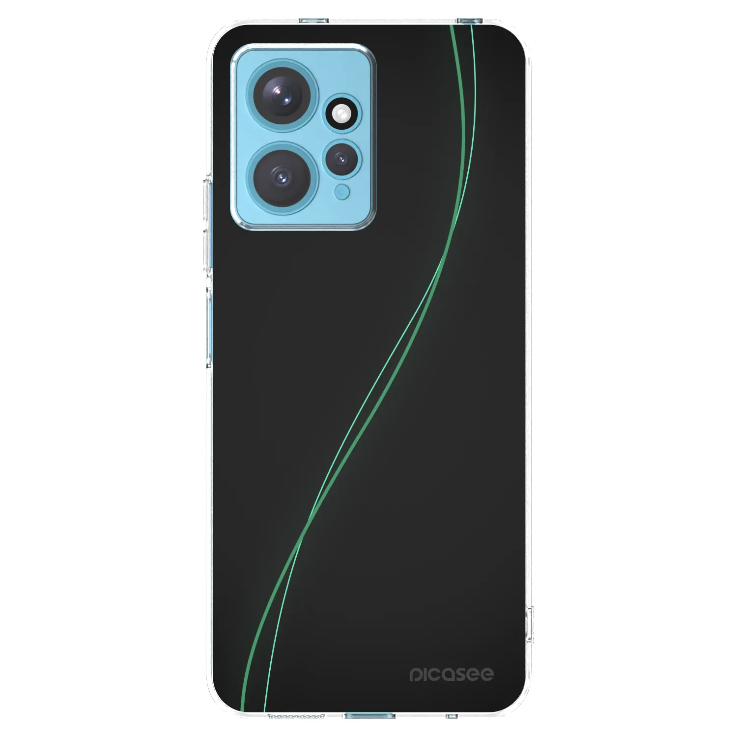Picasee átlátszó szilikon tok az alábbi mobiltelefonokra Xiaomi Redmi Note 12 4G - Be Different