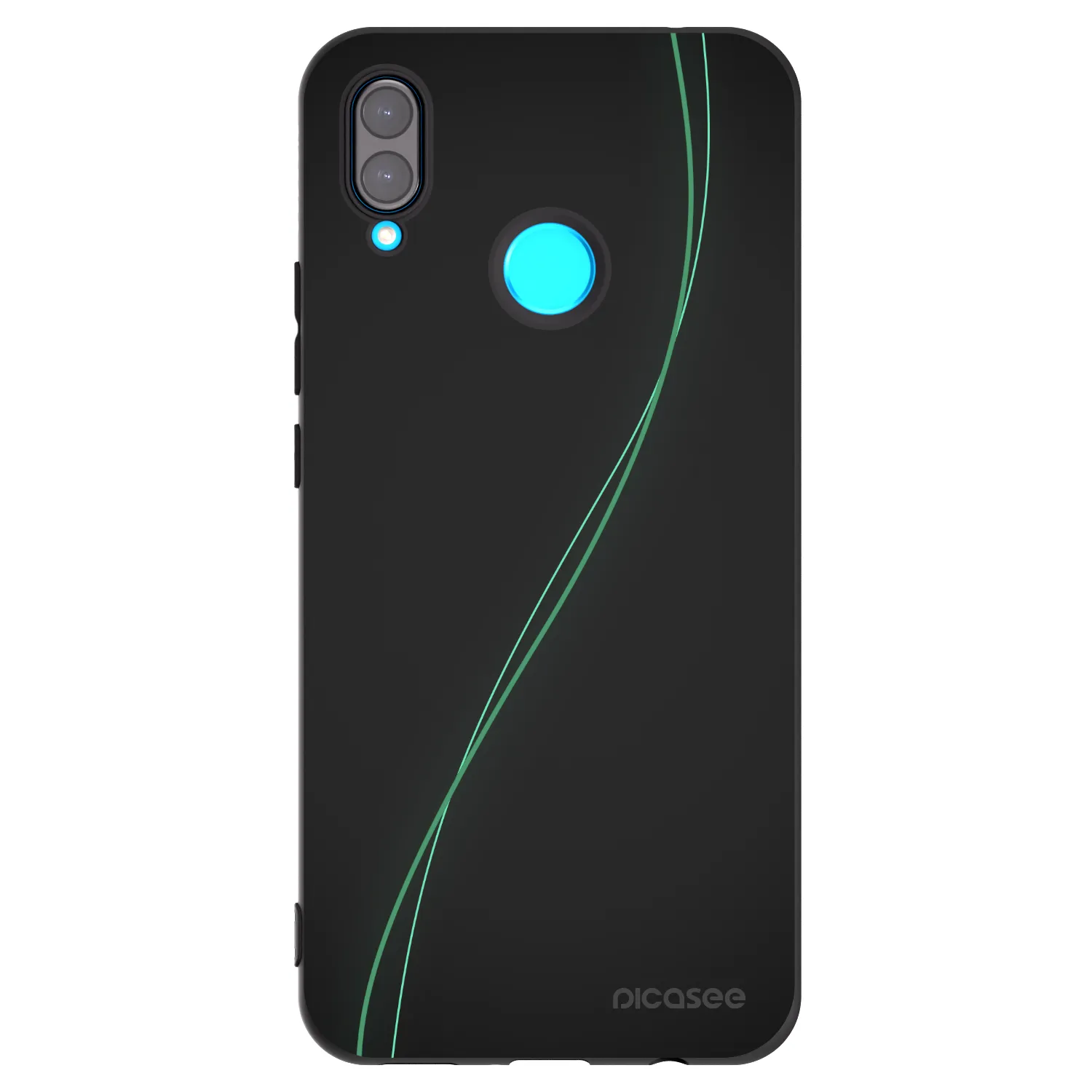 Picasee fekete szilikon tok az alábbi mobiltelefonokra Huawei Nova 3 - Be Different