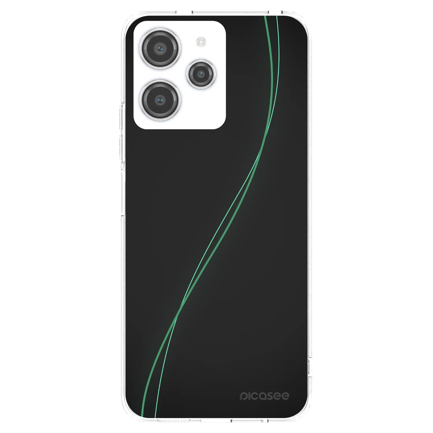 Picasee átlátszó szilikon tok az alábbi mobiltelefonokra Xiaomi Redmi 12 4G - Be Different