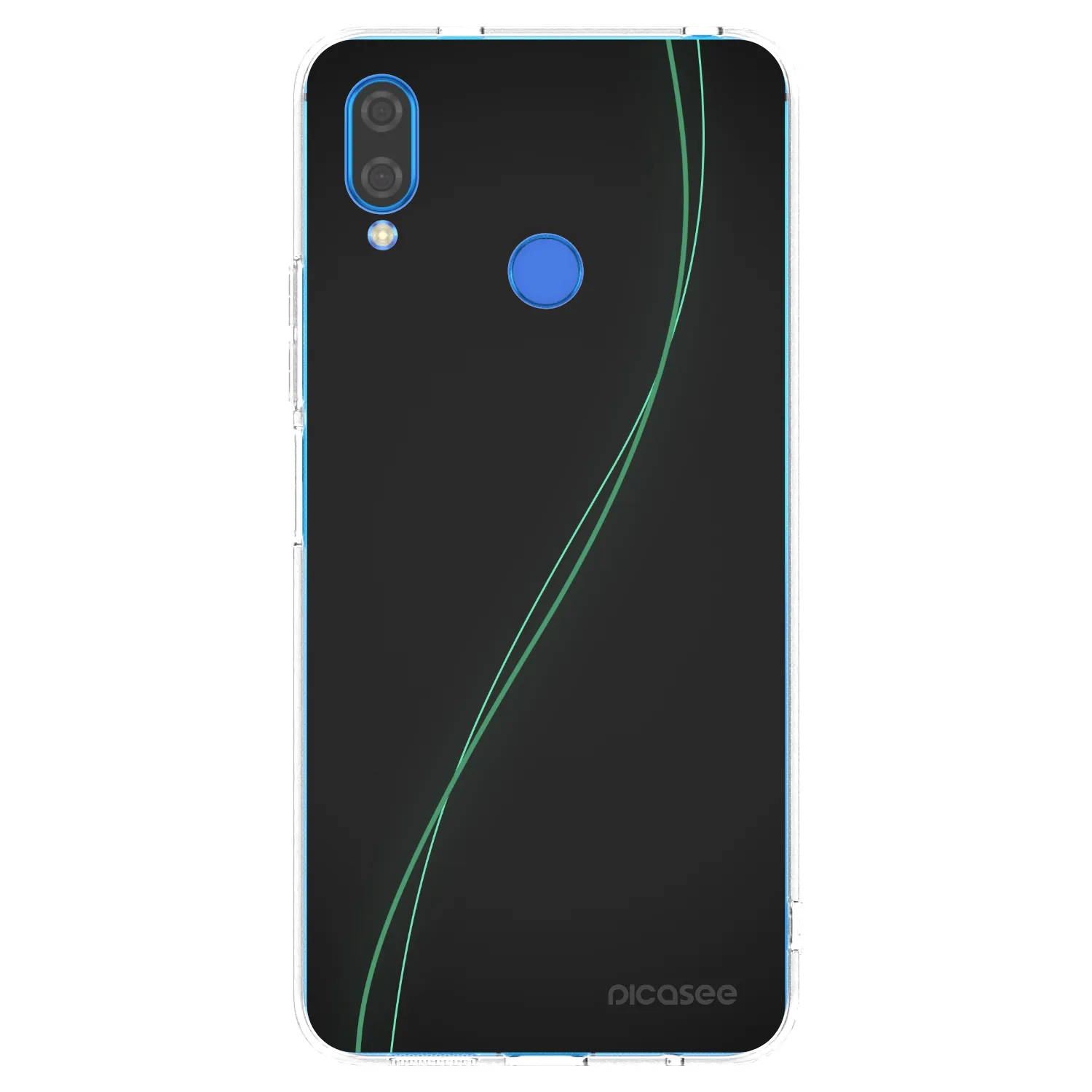 Picasee átlátszó szilikon tok az alábbi mobiltelefonokra Huawei Nova 3i - Be Different