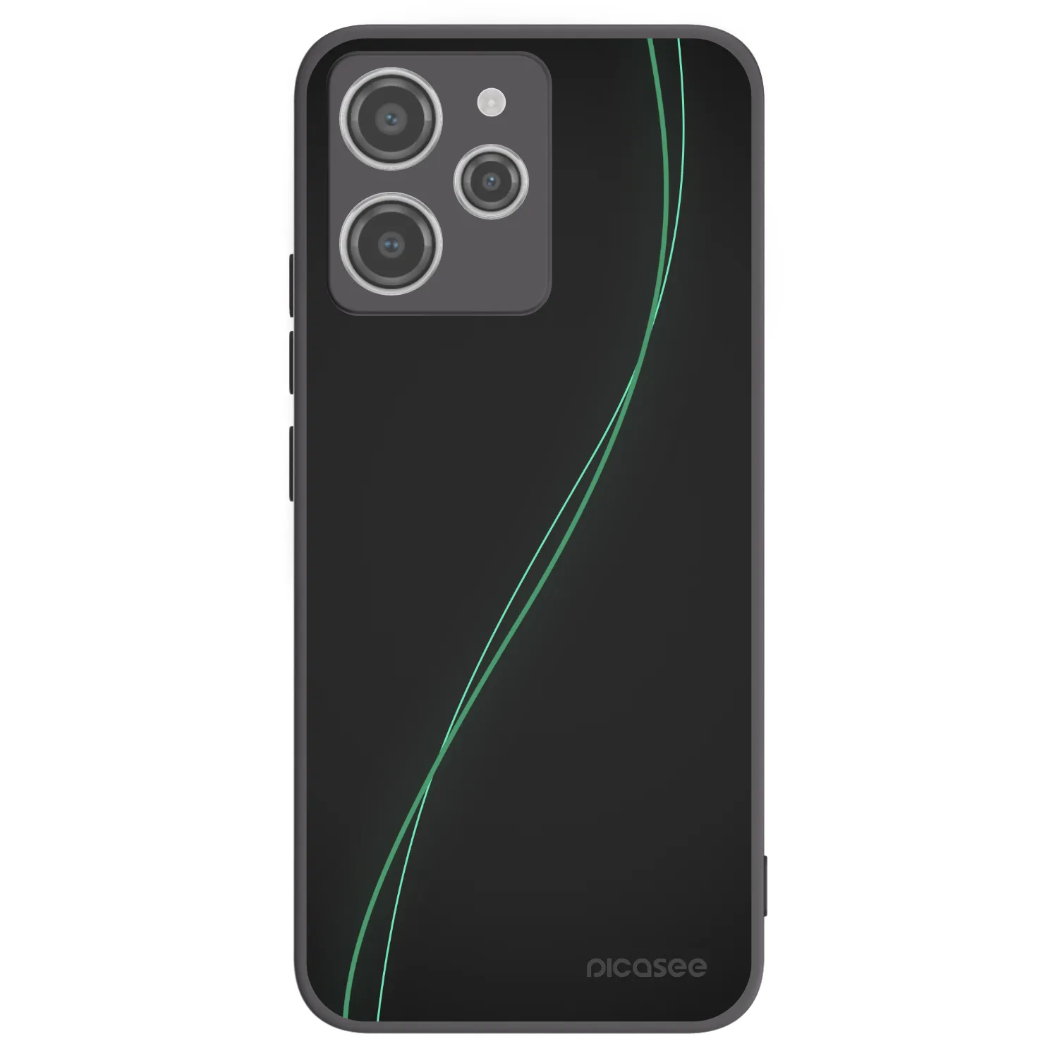 Picasee fekete szilikon tok az alábbi mobiltelefonokra Xiaomi Redmi 12 4G - Be Different
