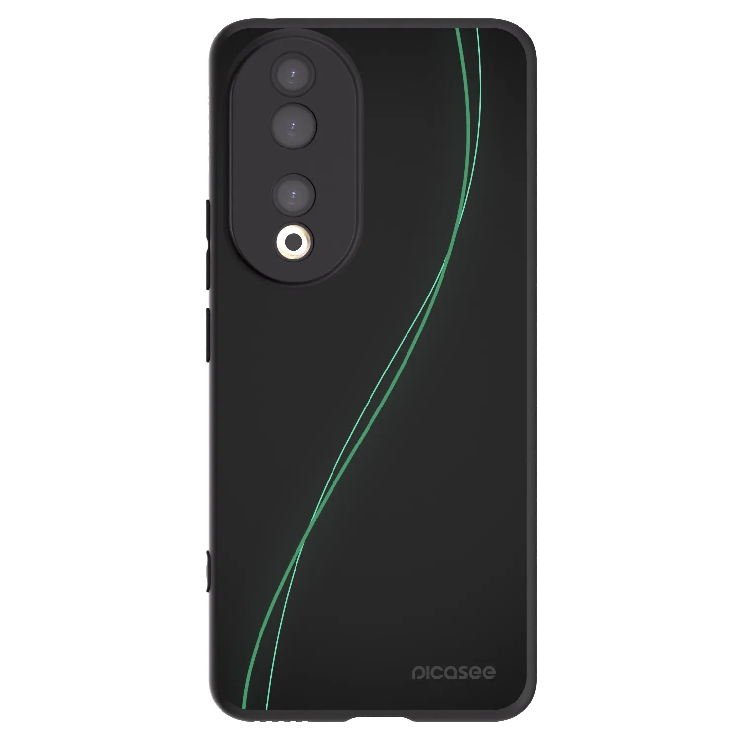 Picasee fekete szilikon tok az alábbi mobiltelefonokra Honor 90 5G - Be Different