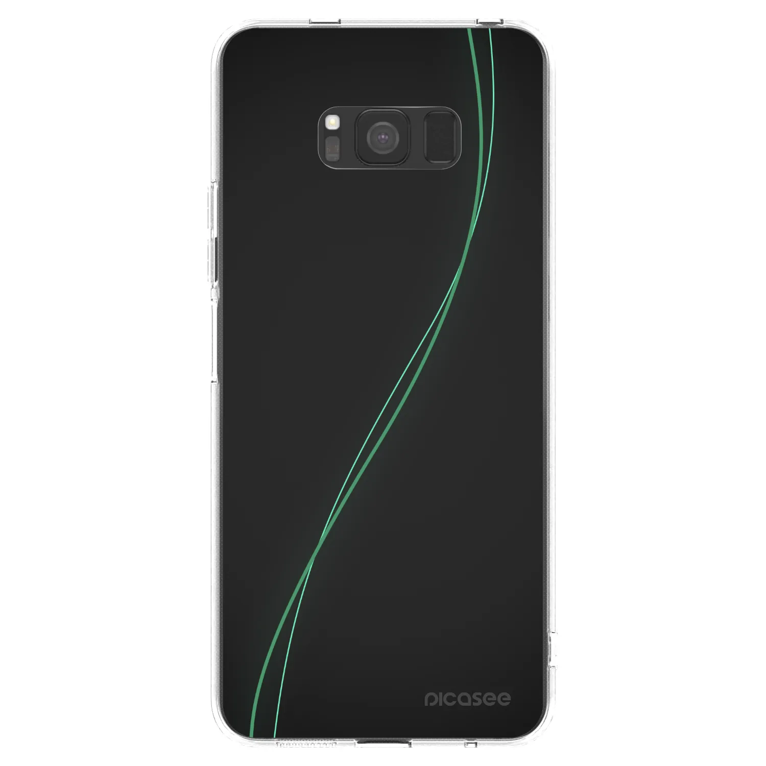 Picasee átlátszó szilikon tok az alábbi mobiltelefonokra Samsung Galaxy S8 G950F - Be Different