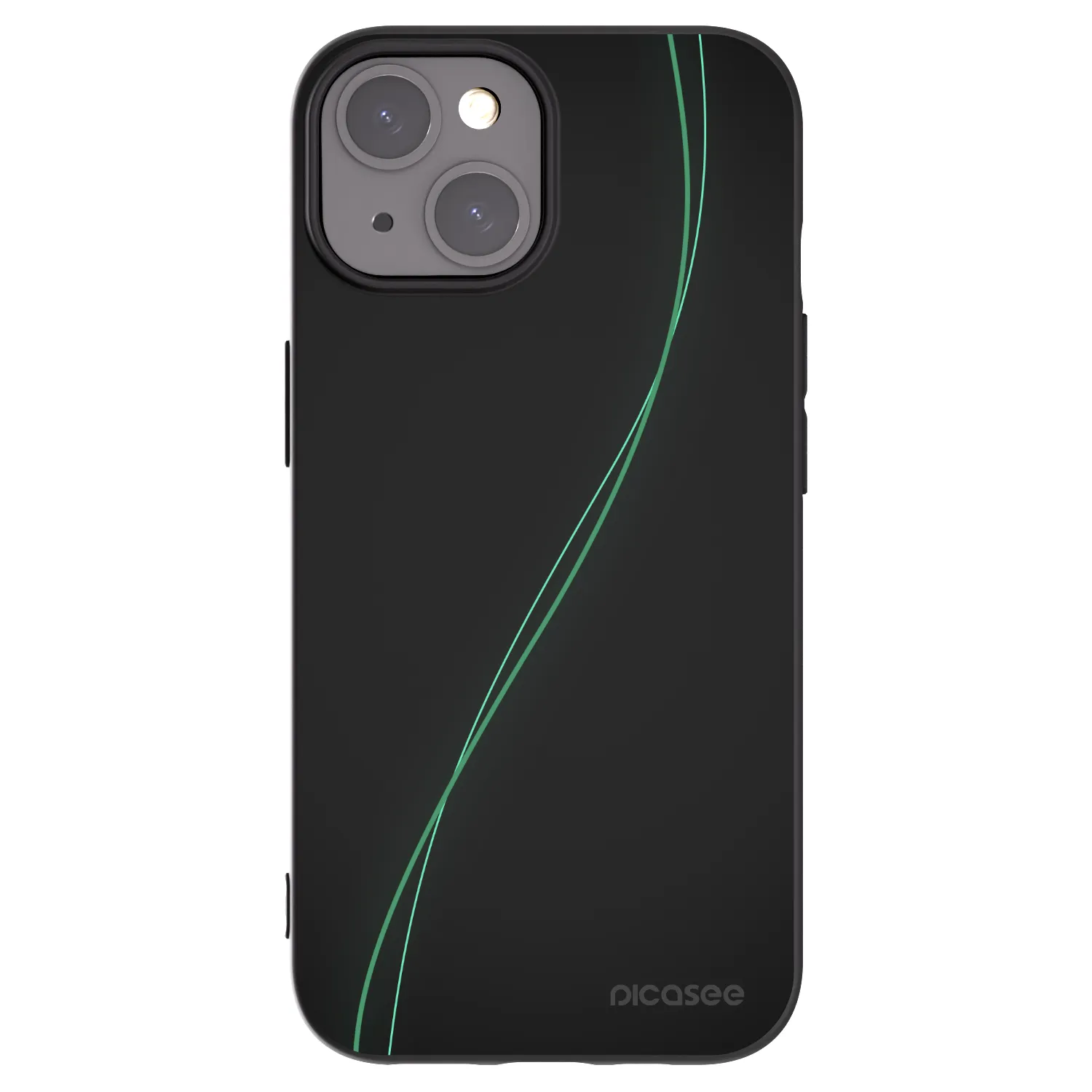 Picasee fekete szilikon tok az alábbi mobiltelefonokra Apple iPhone 15 - Be Different
