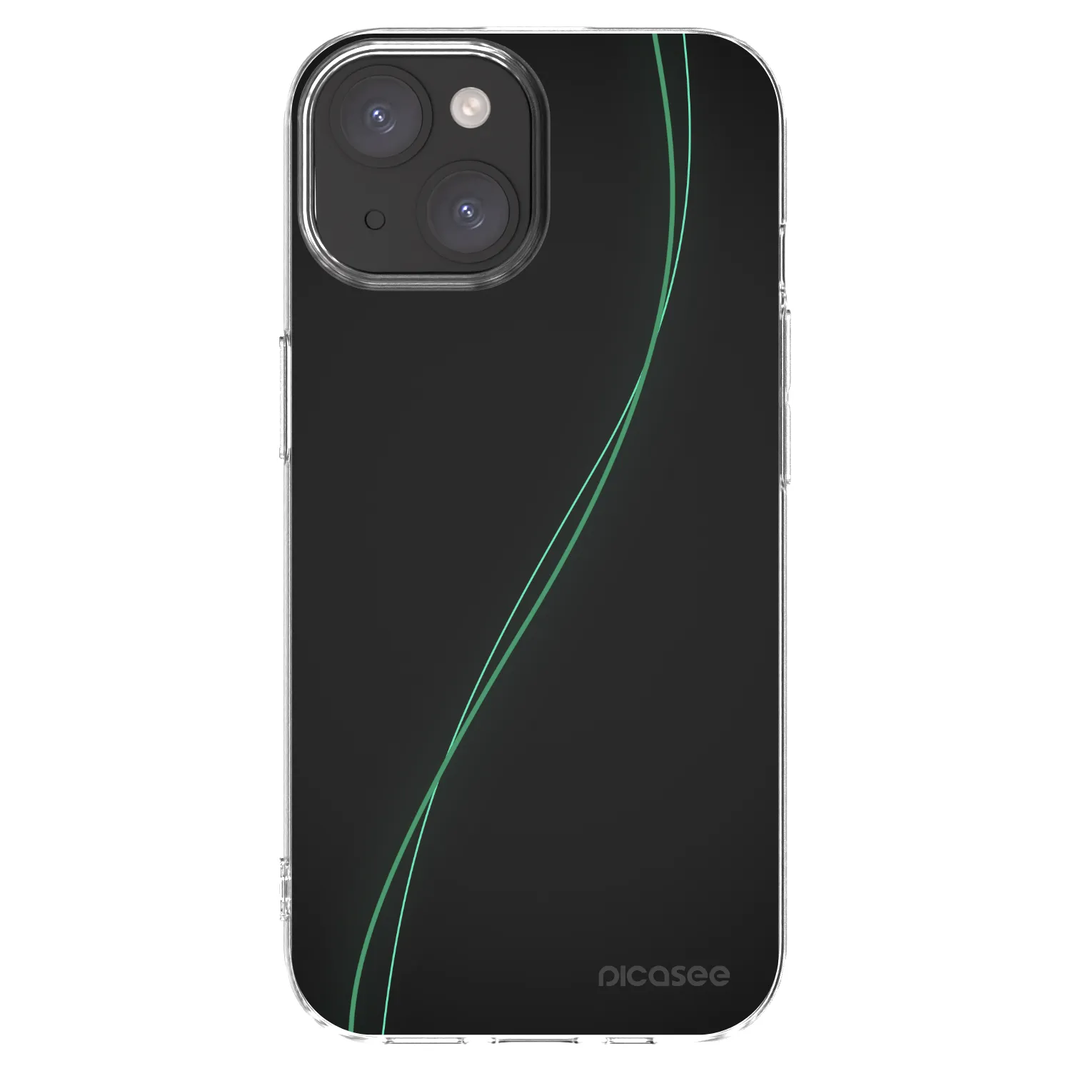 Picasee átlátszó szilikon tok az alábbi mobiltelefonokra Apple iPhone 15 - Be Different