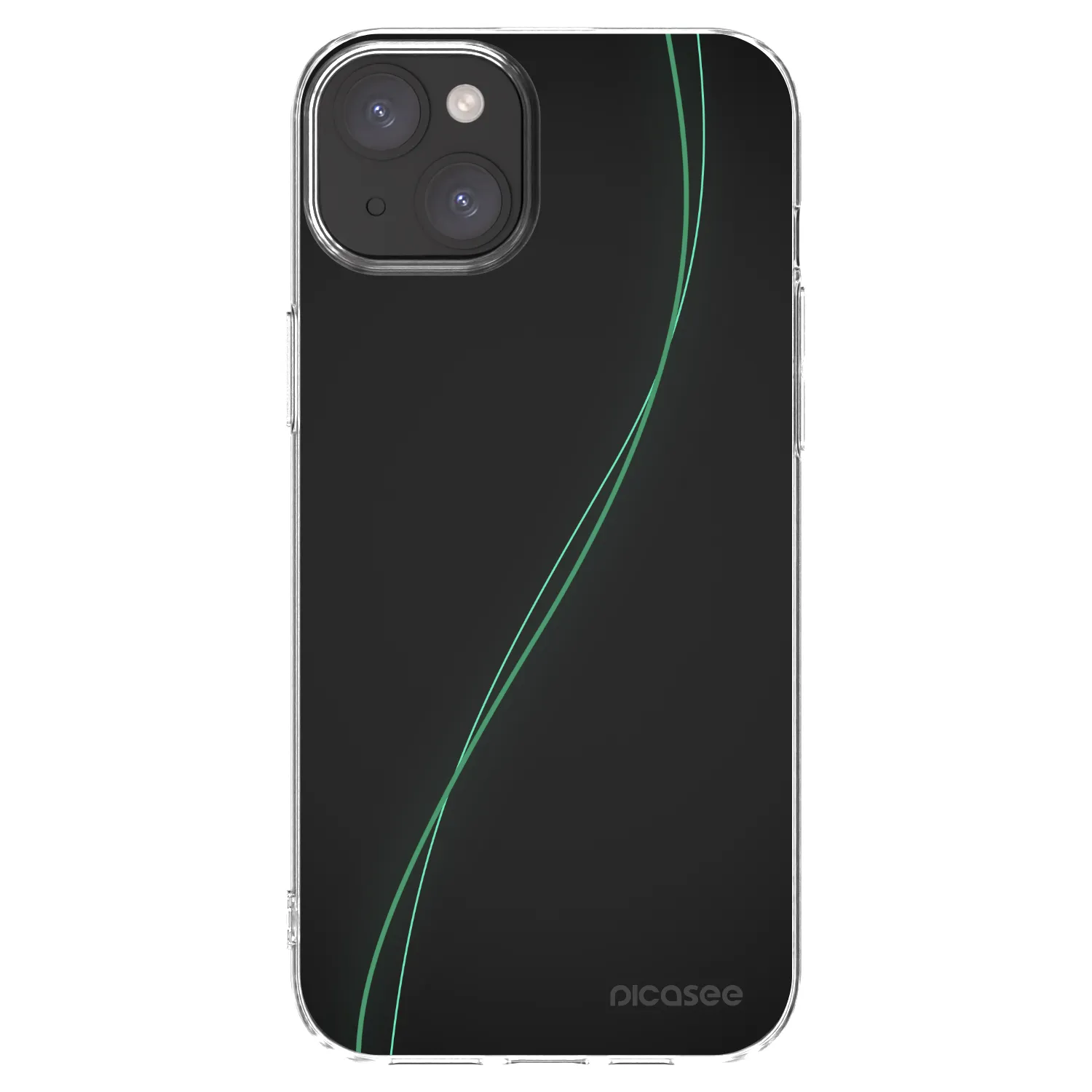 Picasee átlátszó szilikon tok az alábbi mobiltelefonokra Apple iPhone 15 Plus - Be Different