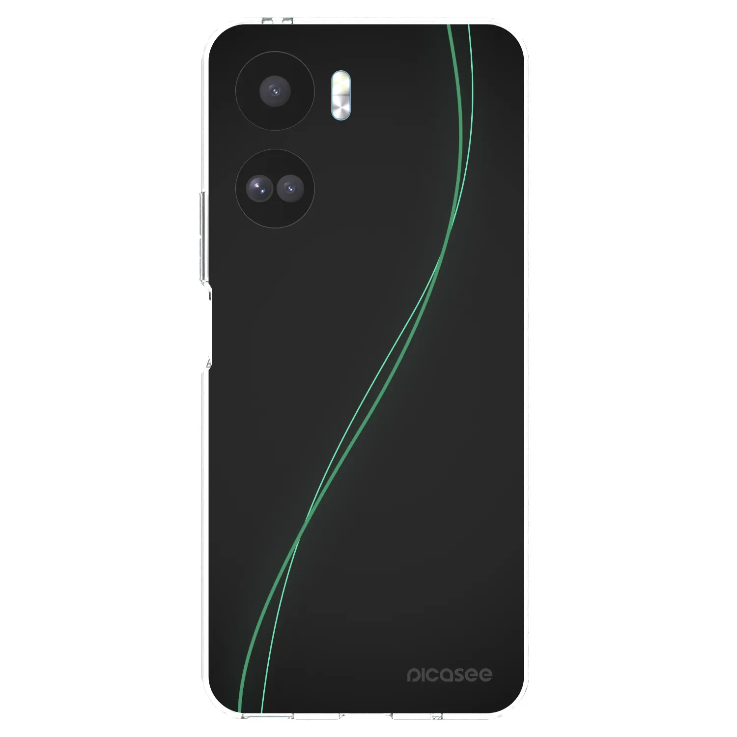 Picasee átlátszó szilikon tok az alábbi mobiltelefonokra Honor 90 Lite 5G - Be Different