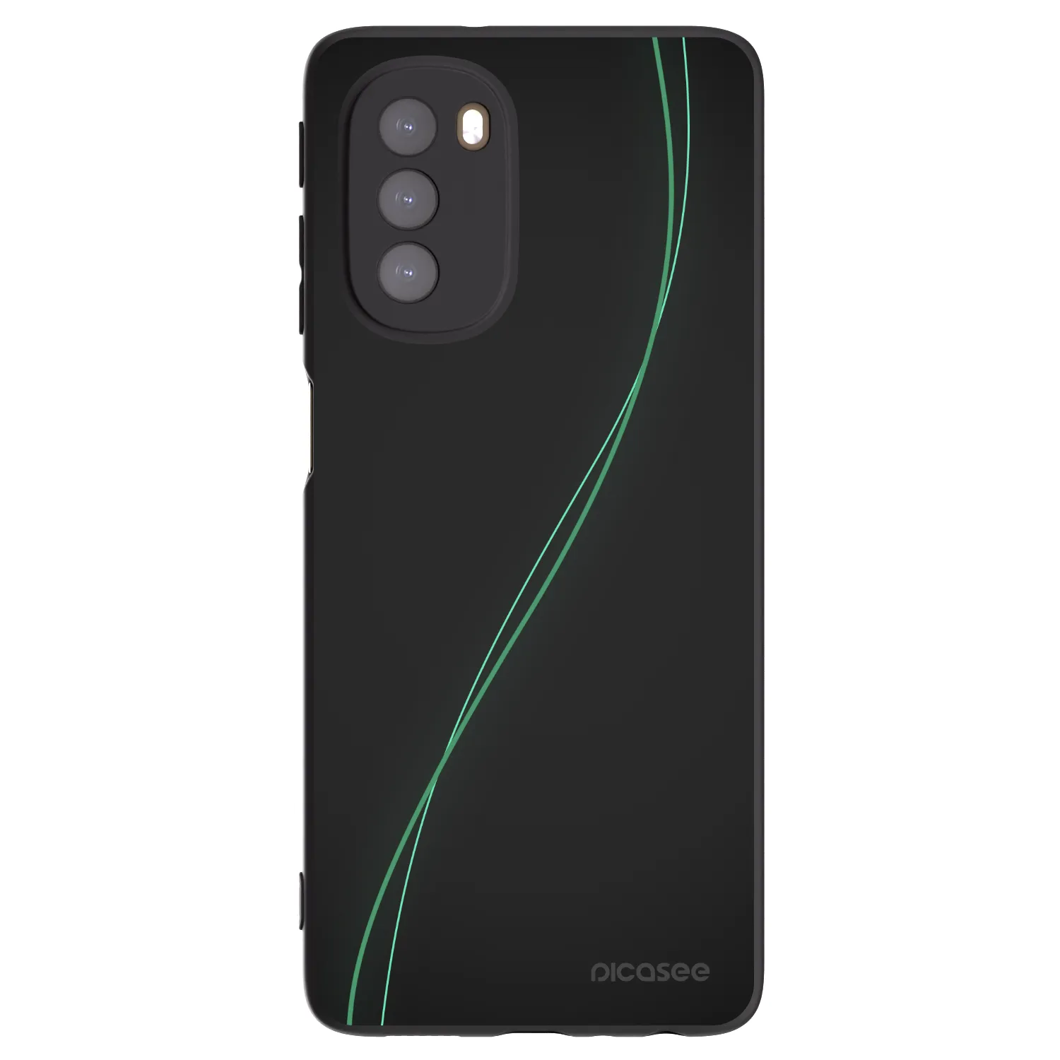 Picasee fekete szilikon tok az alábbi mobiltelefonokra Motorola Moto G51 - Be Different