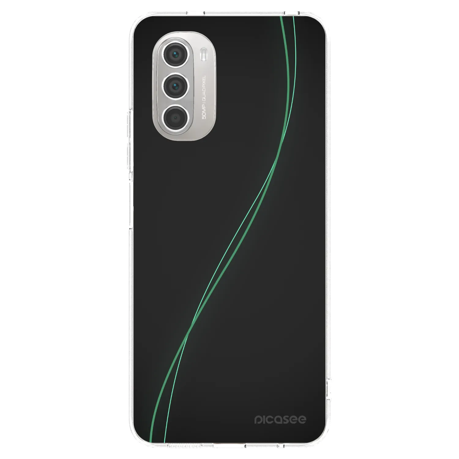 Picasee átlátszó szilikon tok az alábbi mobiltelefonokra Motorola Moto G51 - Be Different
