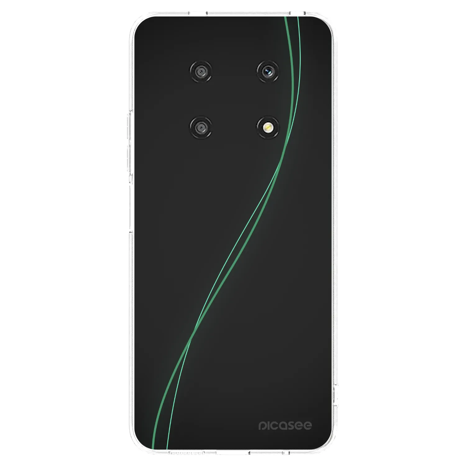 Picasee átlátszó szilikon tok az alábbi mobiltelefonokra Honor Magic4 Lite 5G - Be Different