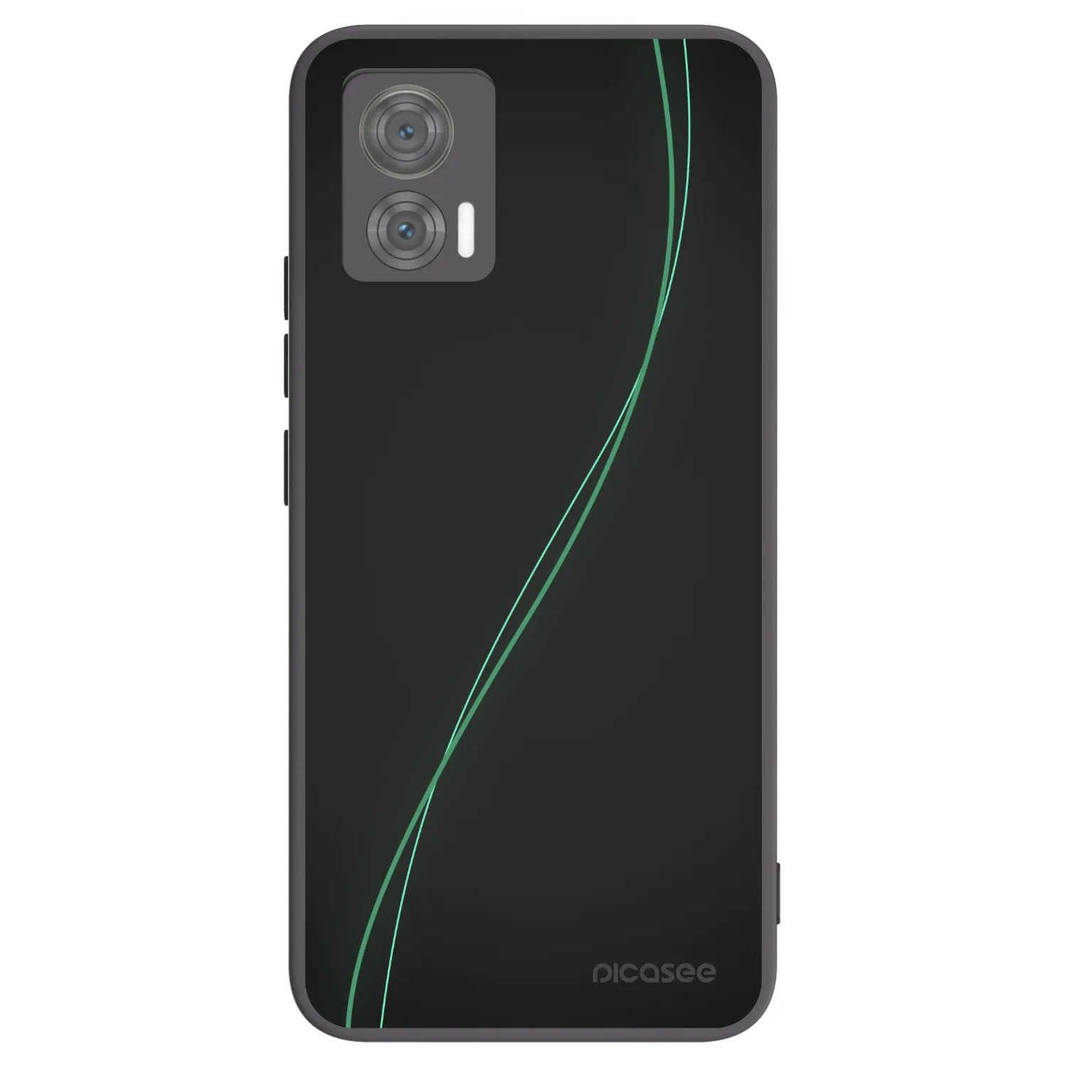 Picasee fekete szilikon tok az alábbi mobiltelefonokra Motorola Edge 30 Neo - Be Different
