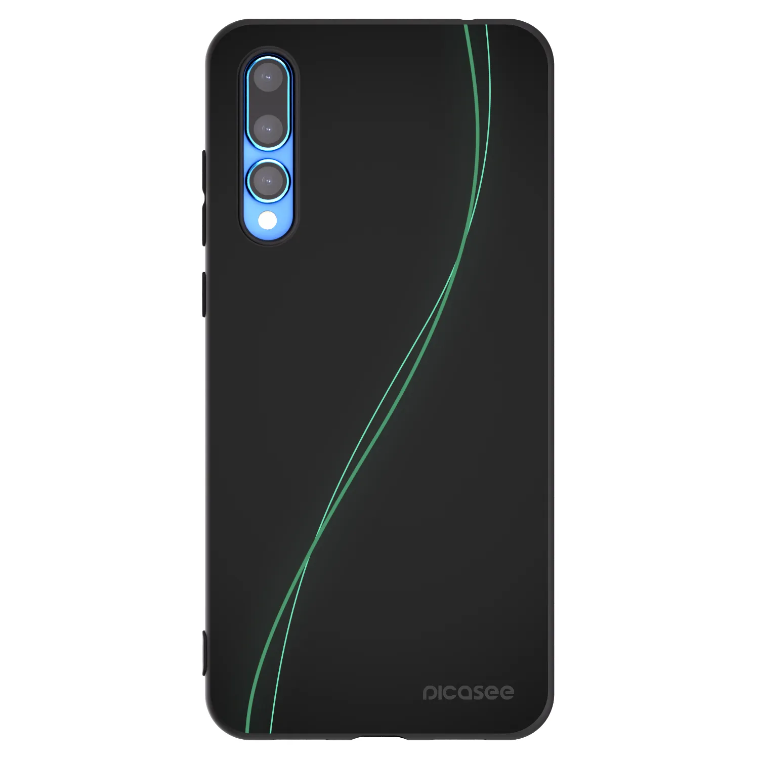 Picasee fekete szilikon tok az alábbi mobiltelefonokra Huawei P20 Pro - Be Different