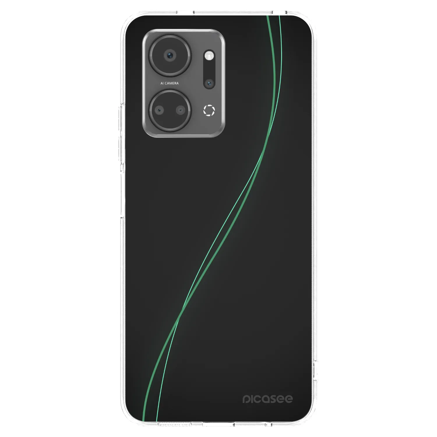 Picasee átlátszó szilikon tok az alábbi mobiltelefonokra Honor X7a - Be Different