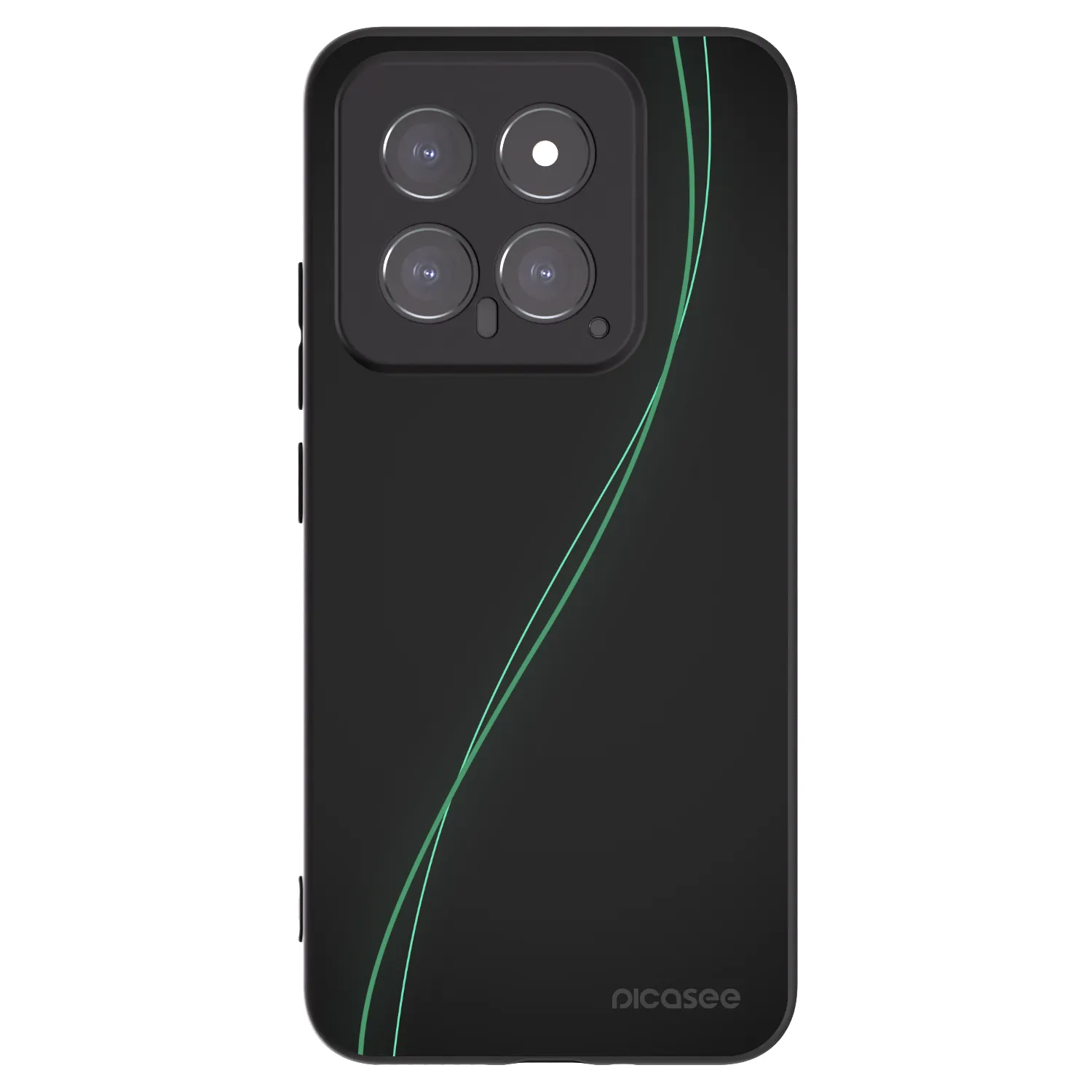 Picasee fekete szilikon tok az alábbi mobiltelefonokra Xiaomi 14 - Be Different