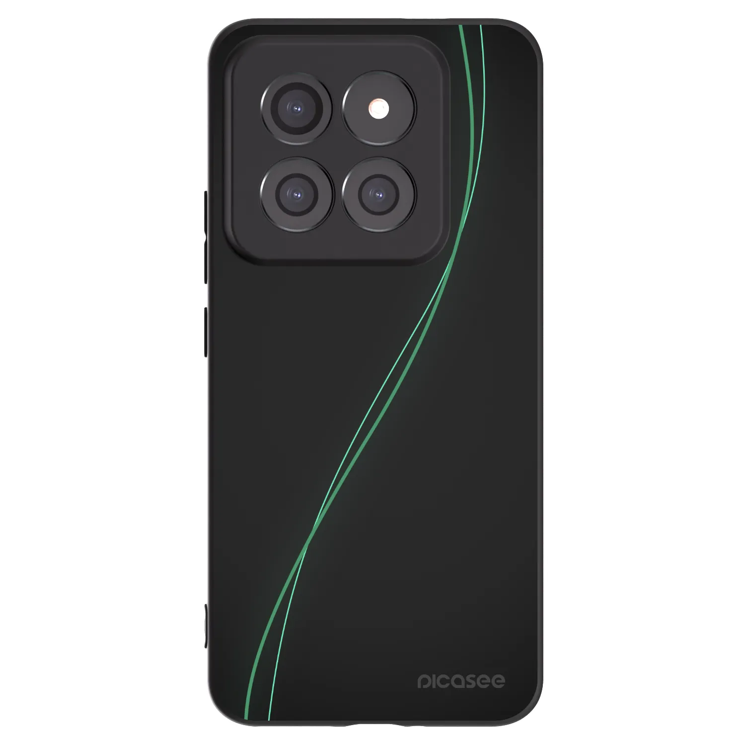 Picasee fekete szilikon tok az alábbi mobiltelefonokra Xiaomi 14 Pro - Be Different