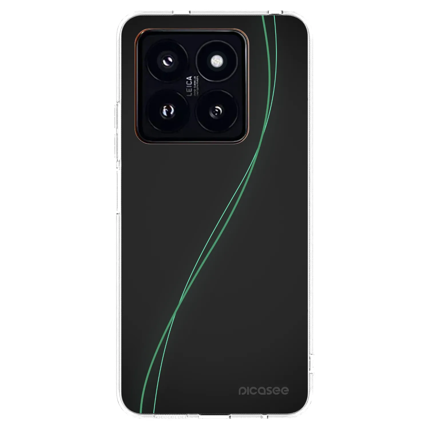 Picasee átlátszó szilikon tok az alábbi mobiltelefonokra Xiaomi 14 Pro - Be Different