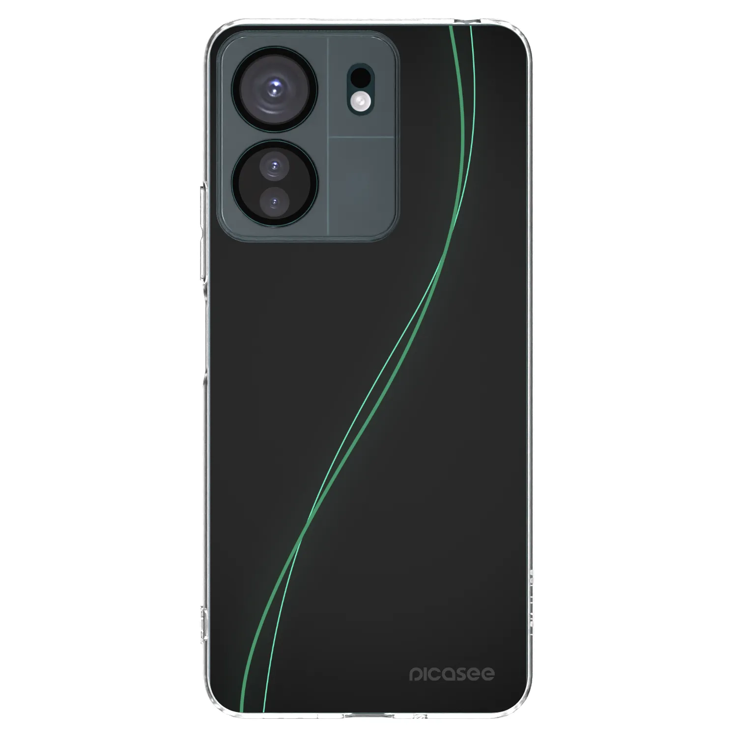 Picasee átlátszó szilikon tok az alábbi mobiltelefonokra Xiaomi Redmi 13C 4G - Be Different