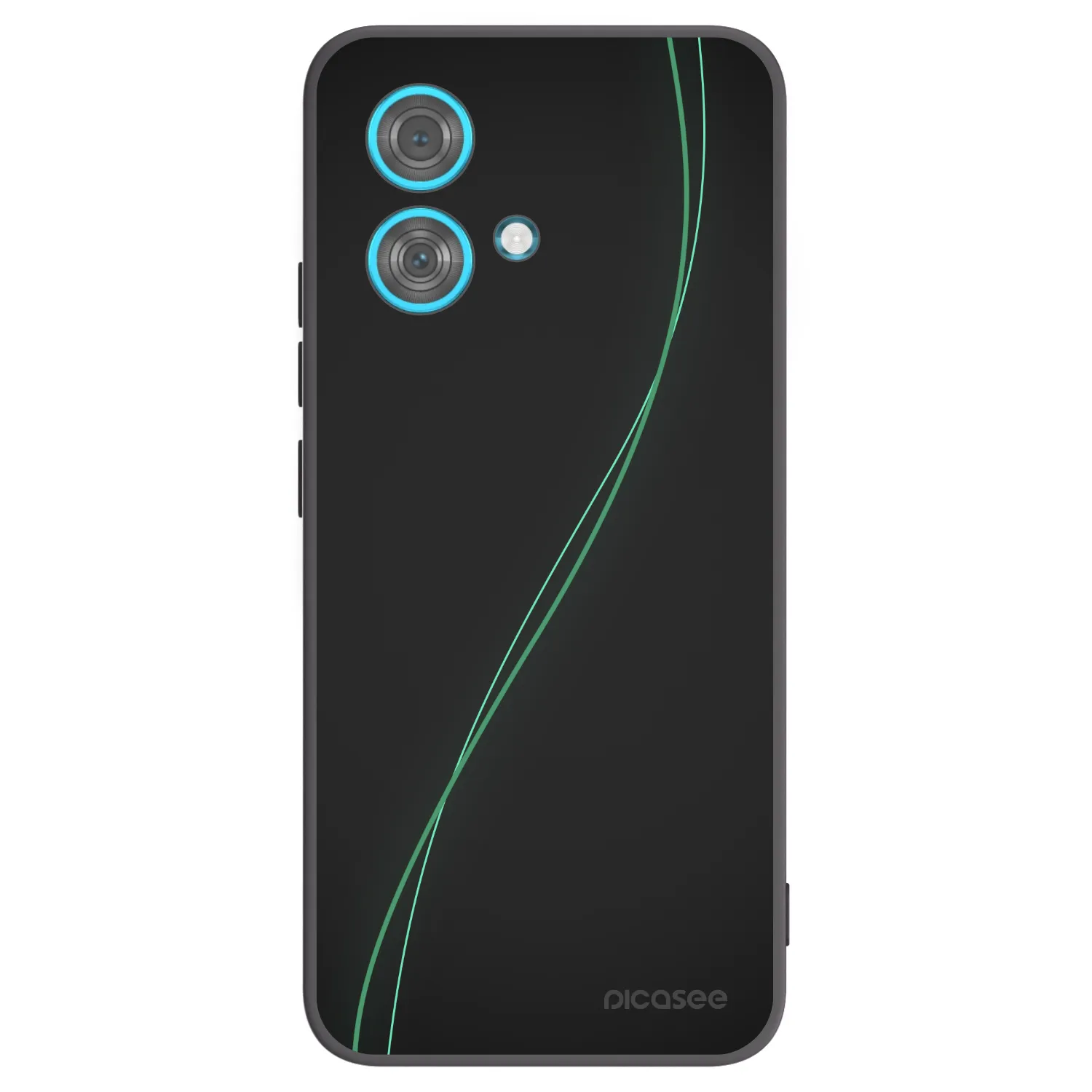 Picasee fekete szilikon tok az alábbi mobiltelefonokra Motorola Edge 40 Neo - Be Different