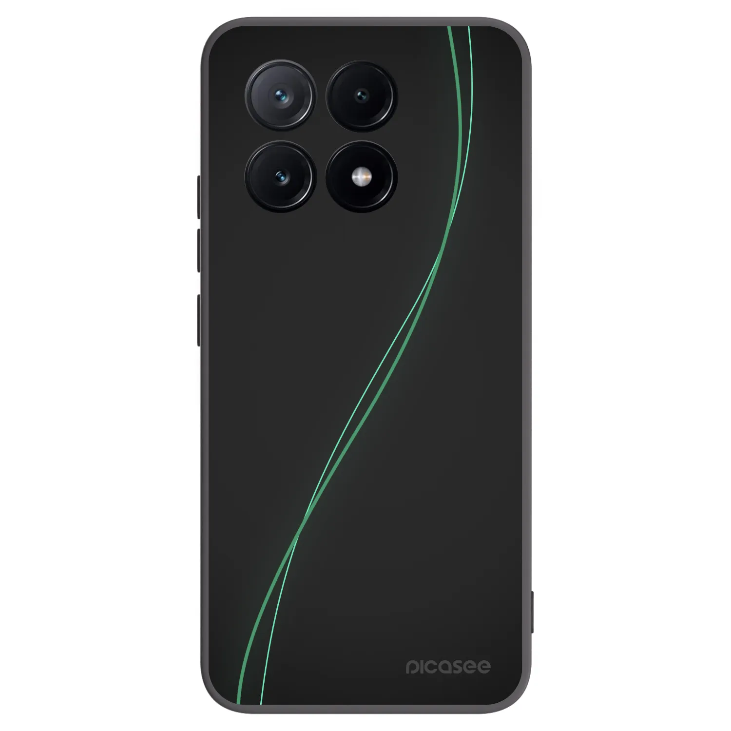 Picasee fekete szilikon tok az alábbi mobiltelefonokra Xiaomi Poco X6 Pro - Be Different