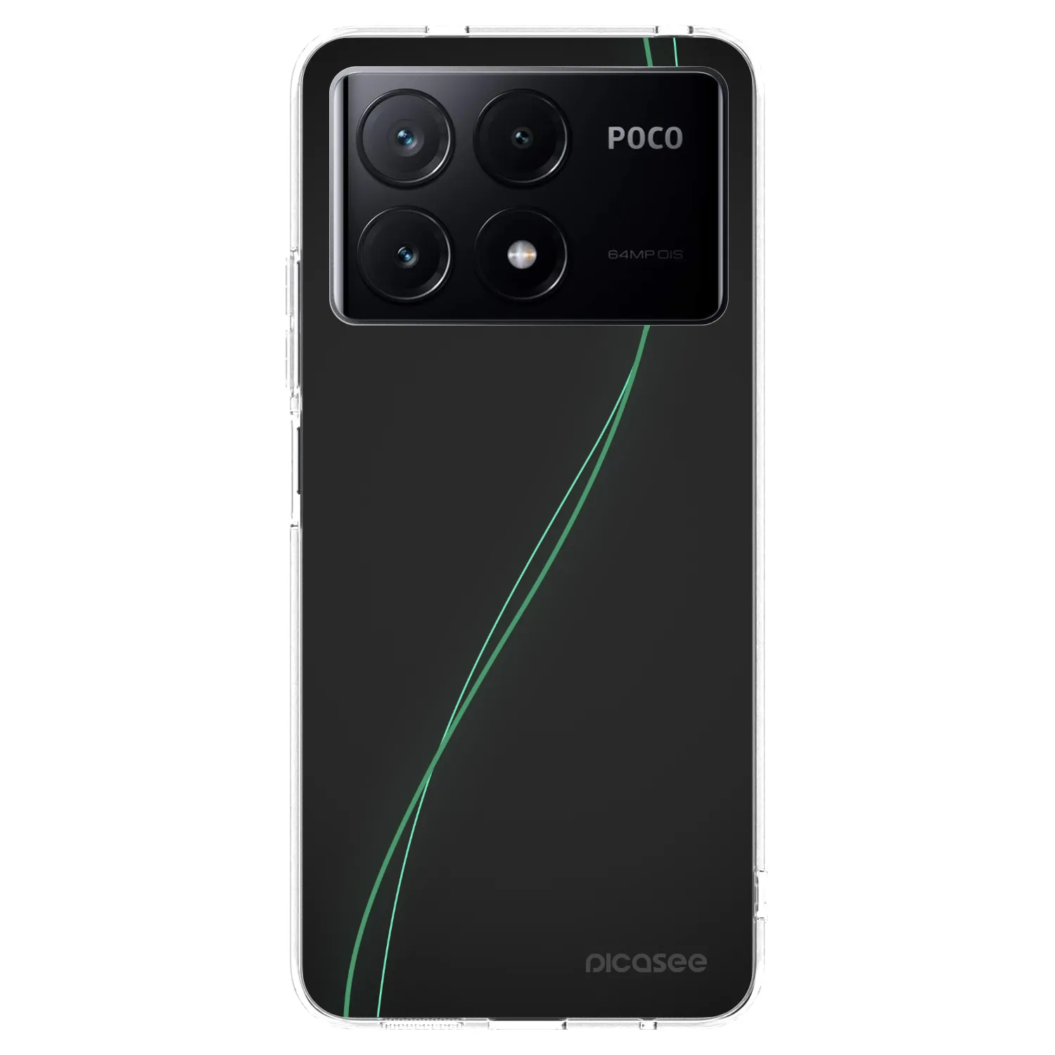 Picasee átlátszó szilikon tok az alábbi mobiltelefonokra Xiaomi Poco X6 Pro - Be Different