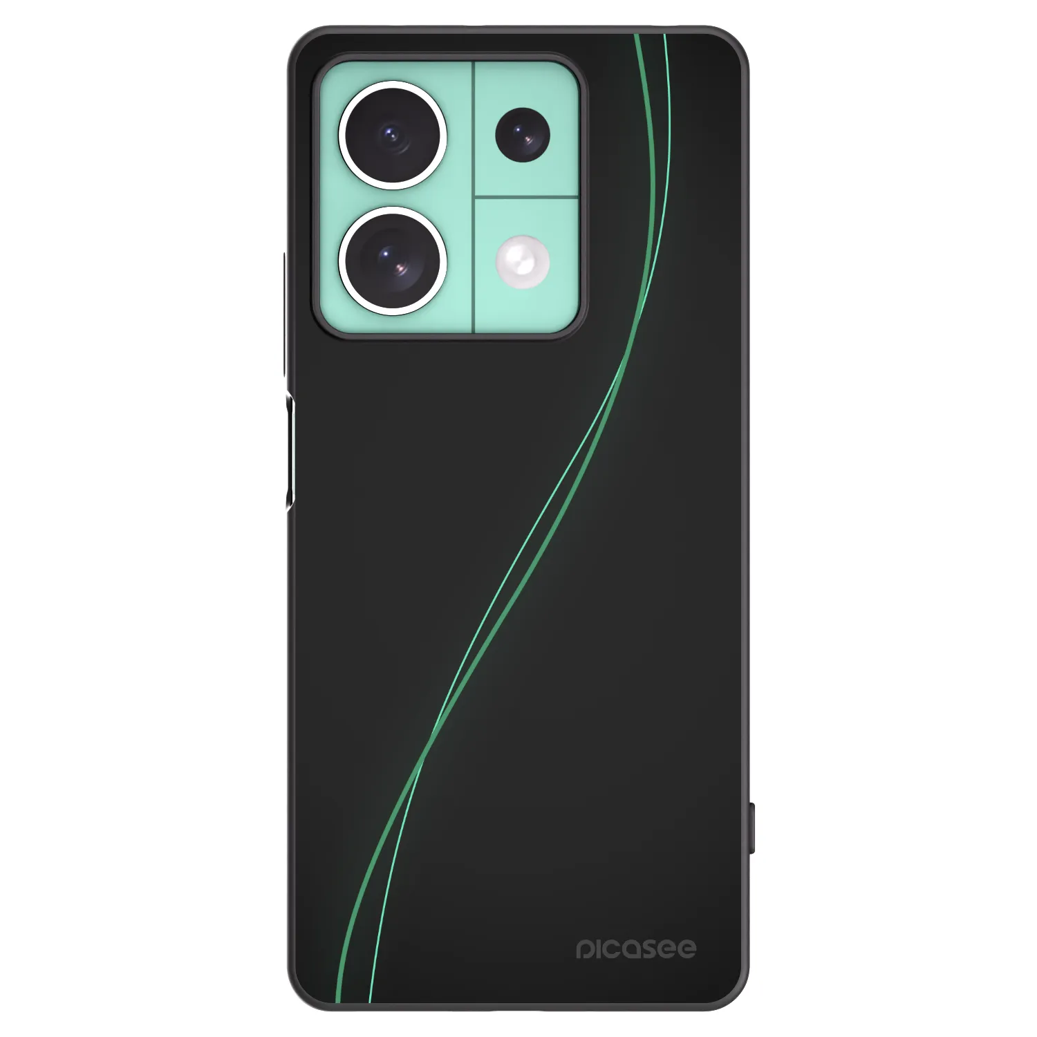 Picasee fekete szilikon tok az alábbi mobiltelefonokra Xiaomi Redmi Note 13 5G - Be Different