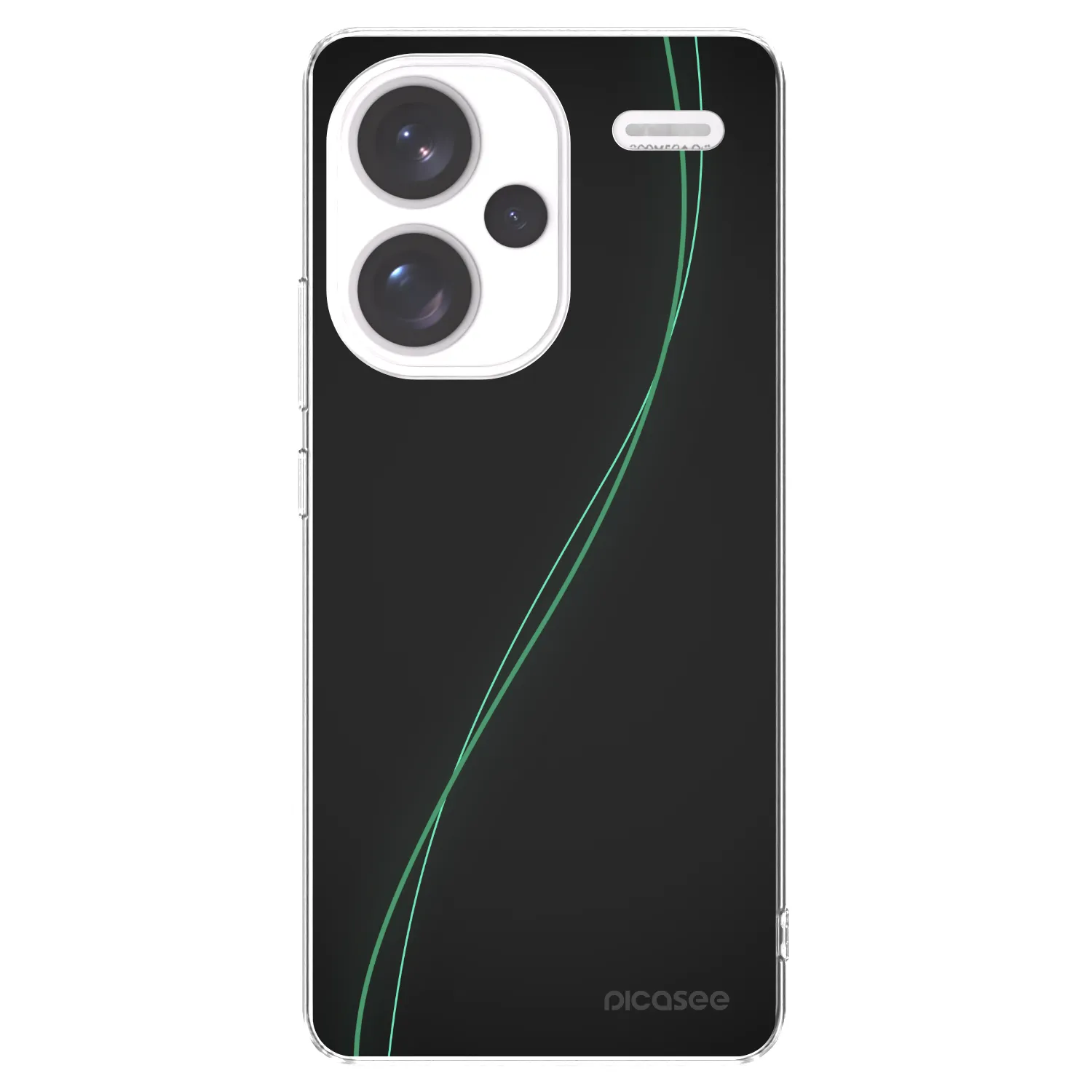 Picasee átlátszó szilikon tok az alábbi mobiltelefonokra Xiaomi Redmi Note 13 Pro+ 5G - Be Different