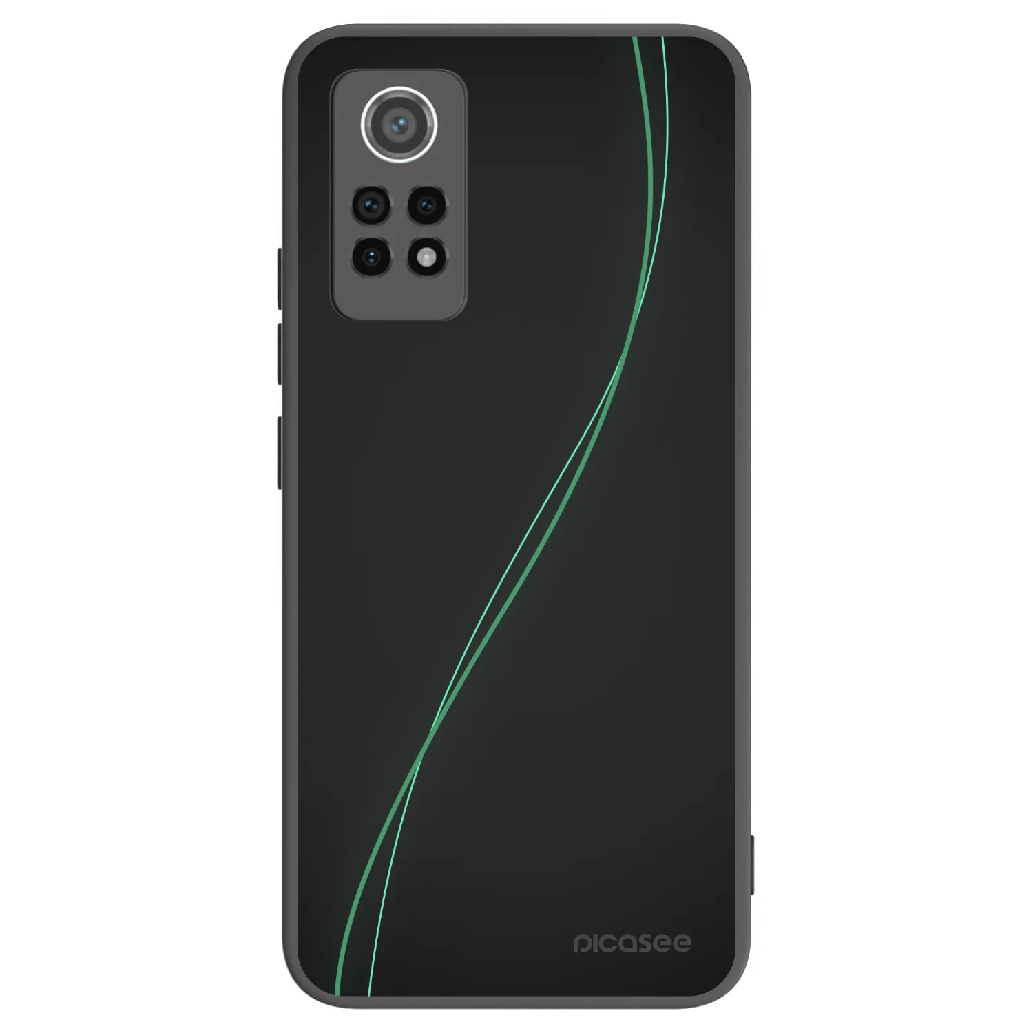 Picasee fekete szilikon tok az alábbi mobiltelefonokra Xiaomi Redmi Note 12 Pro 4G - Be Different