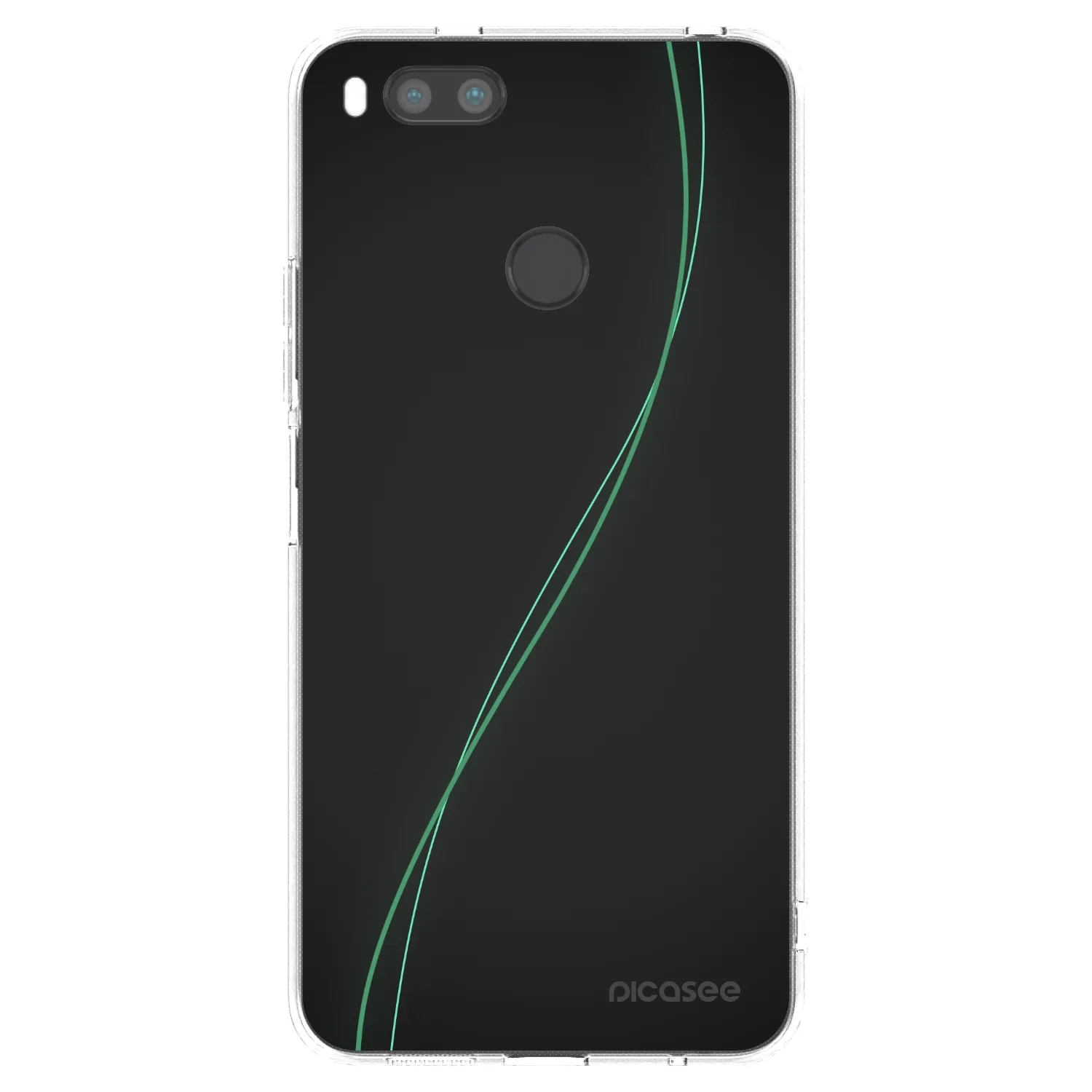 Picasee átlátszó szilikon tok az alábbi mobiltelefonokra Xiaomi Mi A1 Global - Be Different
